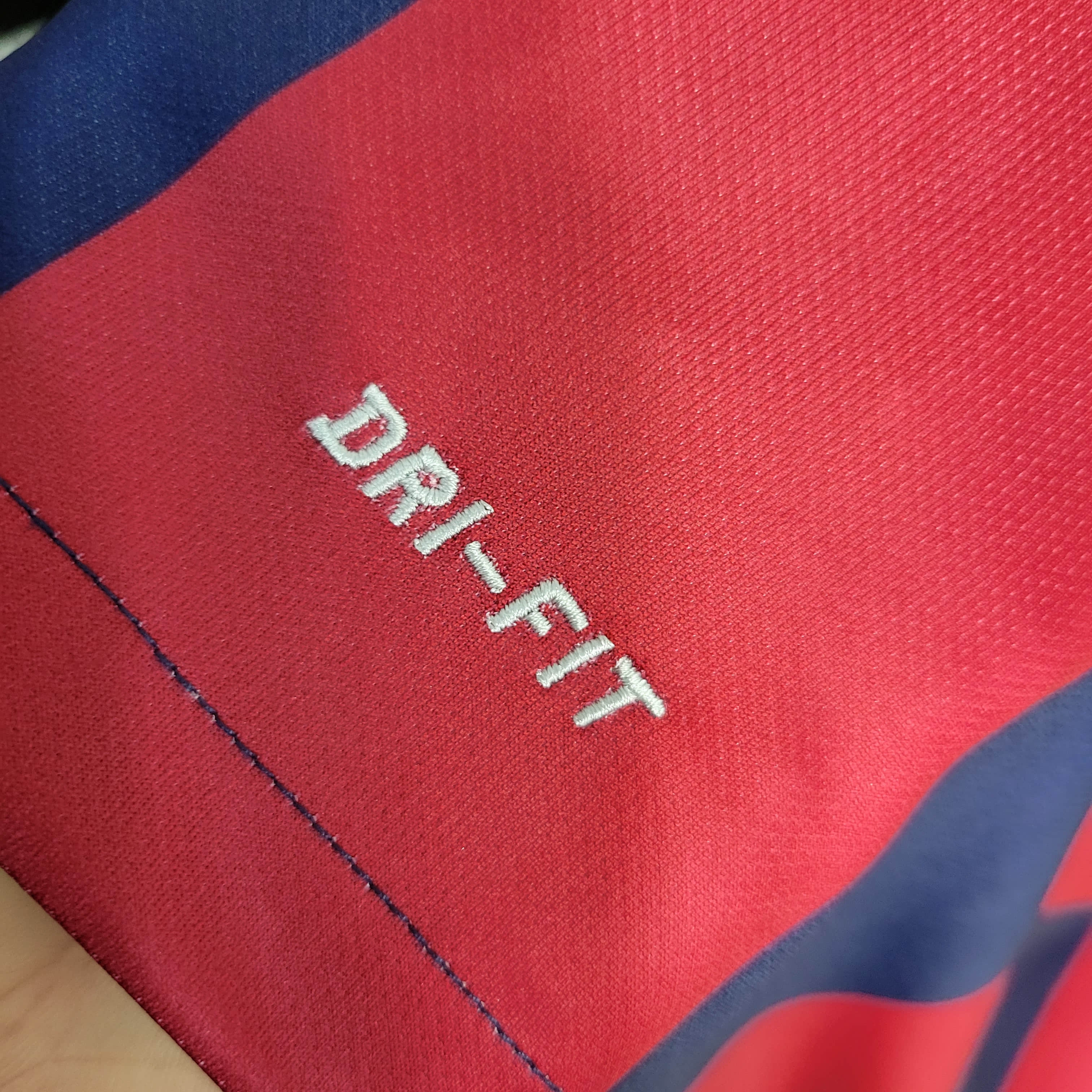 2014/2015 Retro Long Sleeve Barcelona Home Football Shirt