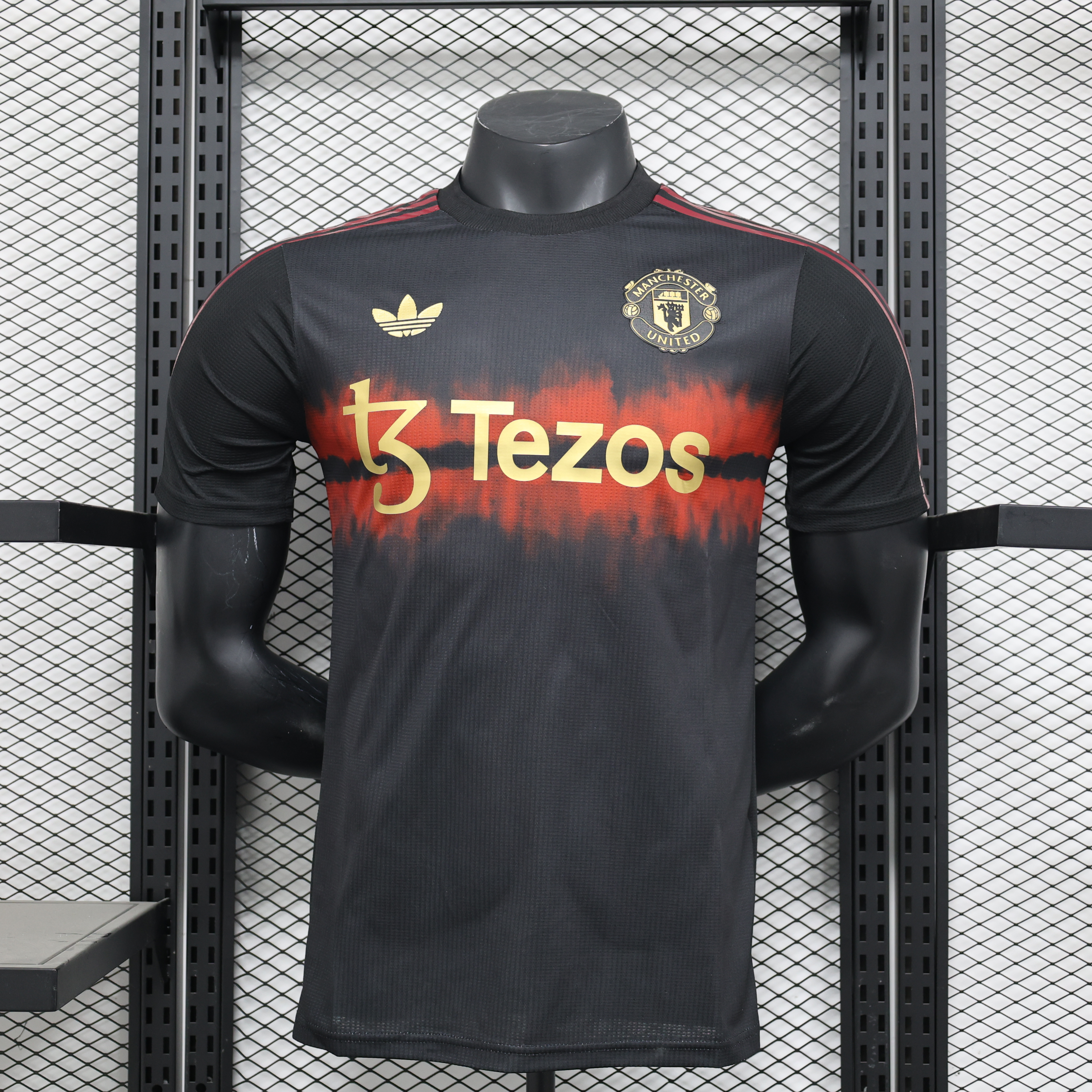 2024/2025 Player Version Manchester United Pre-Match Chinese New Year Football Shirt 1:1 Thai Quality