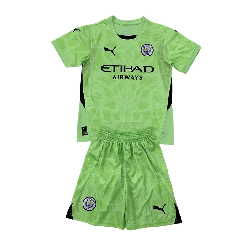 2024/2025 Manchester City Goalkeeper Football Shirt Kids Size