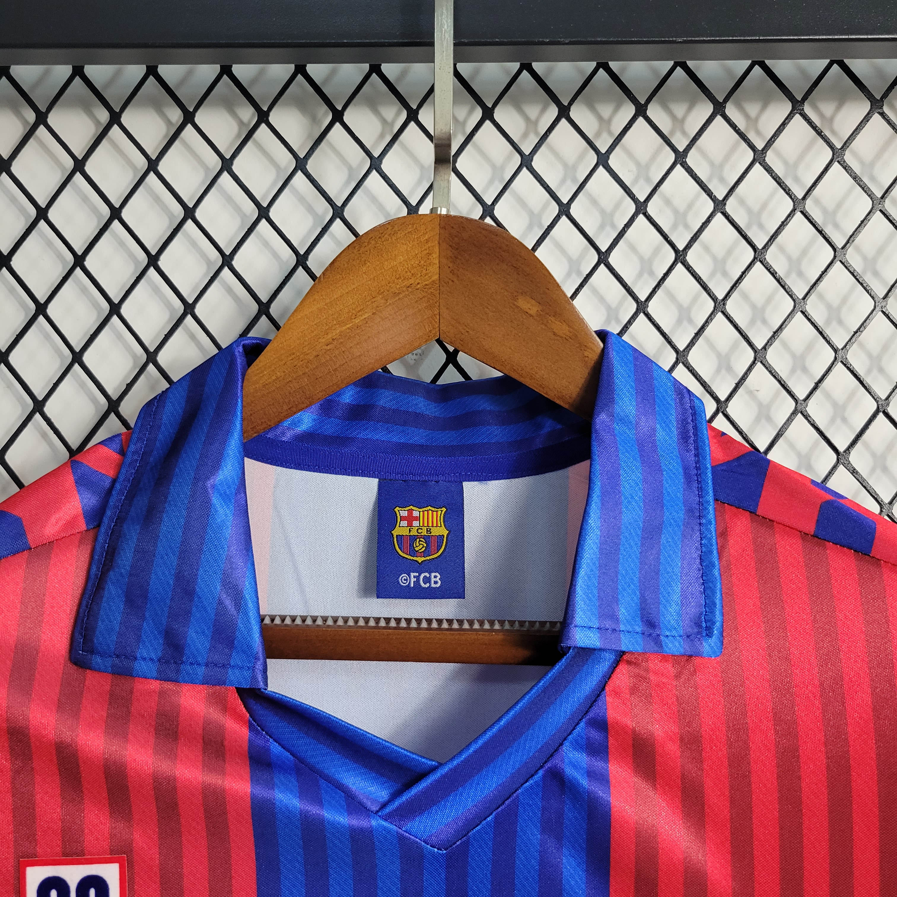 1989/1992 Retro Long Sleeve Barcelona Home Football Shirt