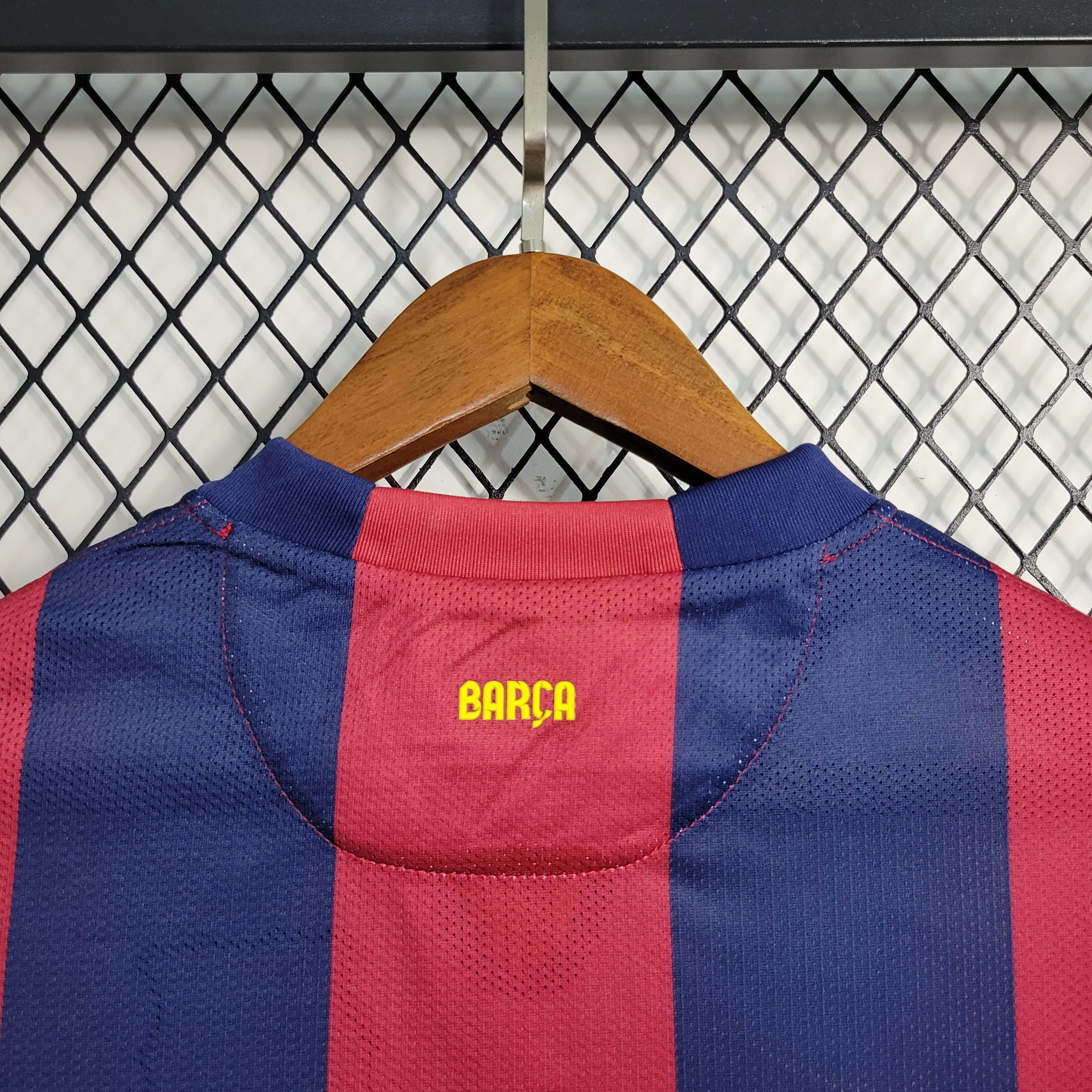 2014/2015 Retro Long Sleeve Barcelona Home Football Shirt