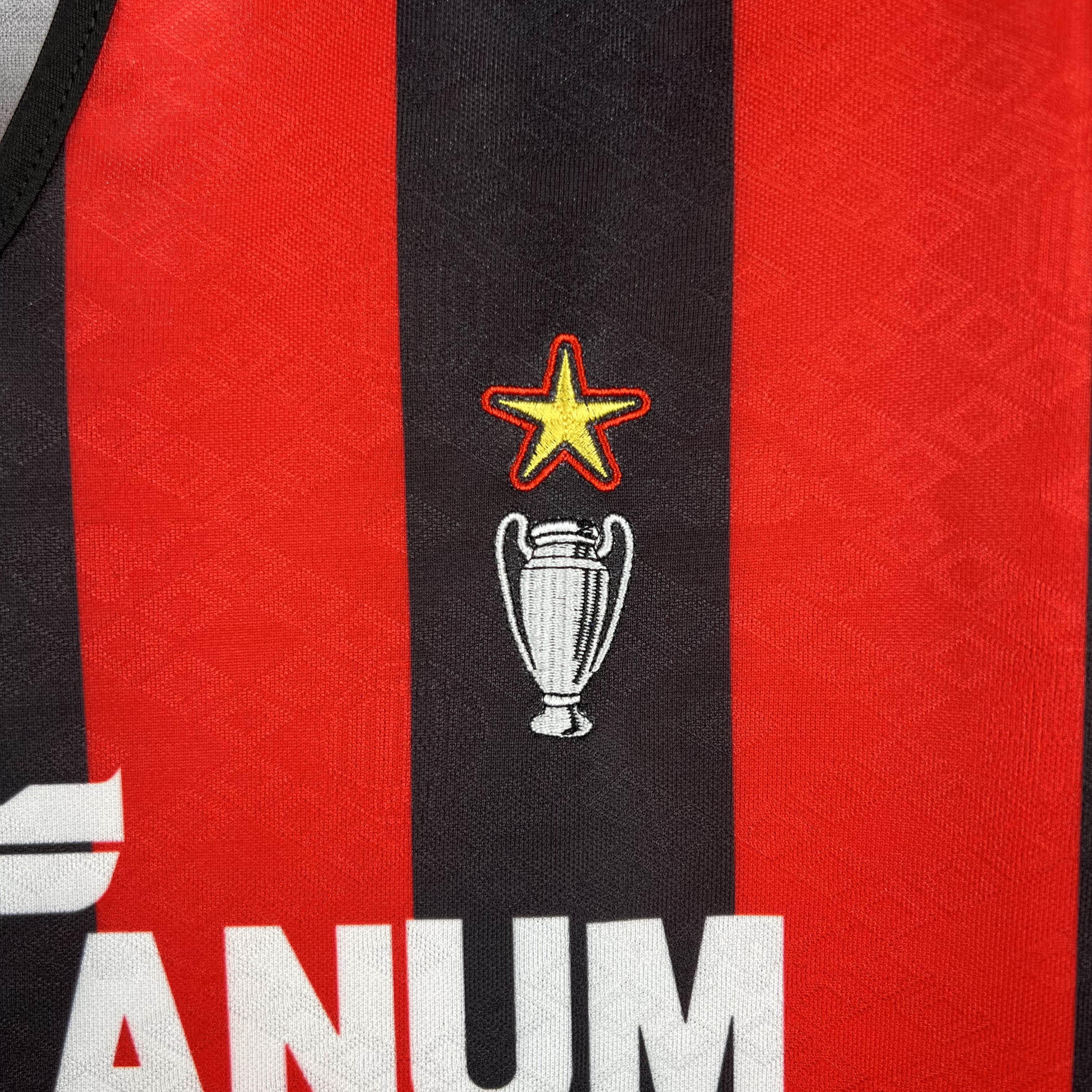1989/1990 Retro AC Milan Home Football Shirt