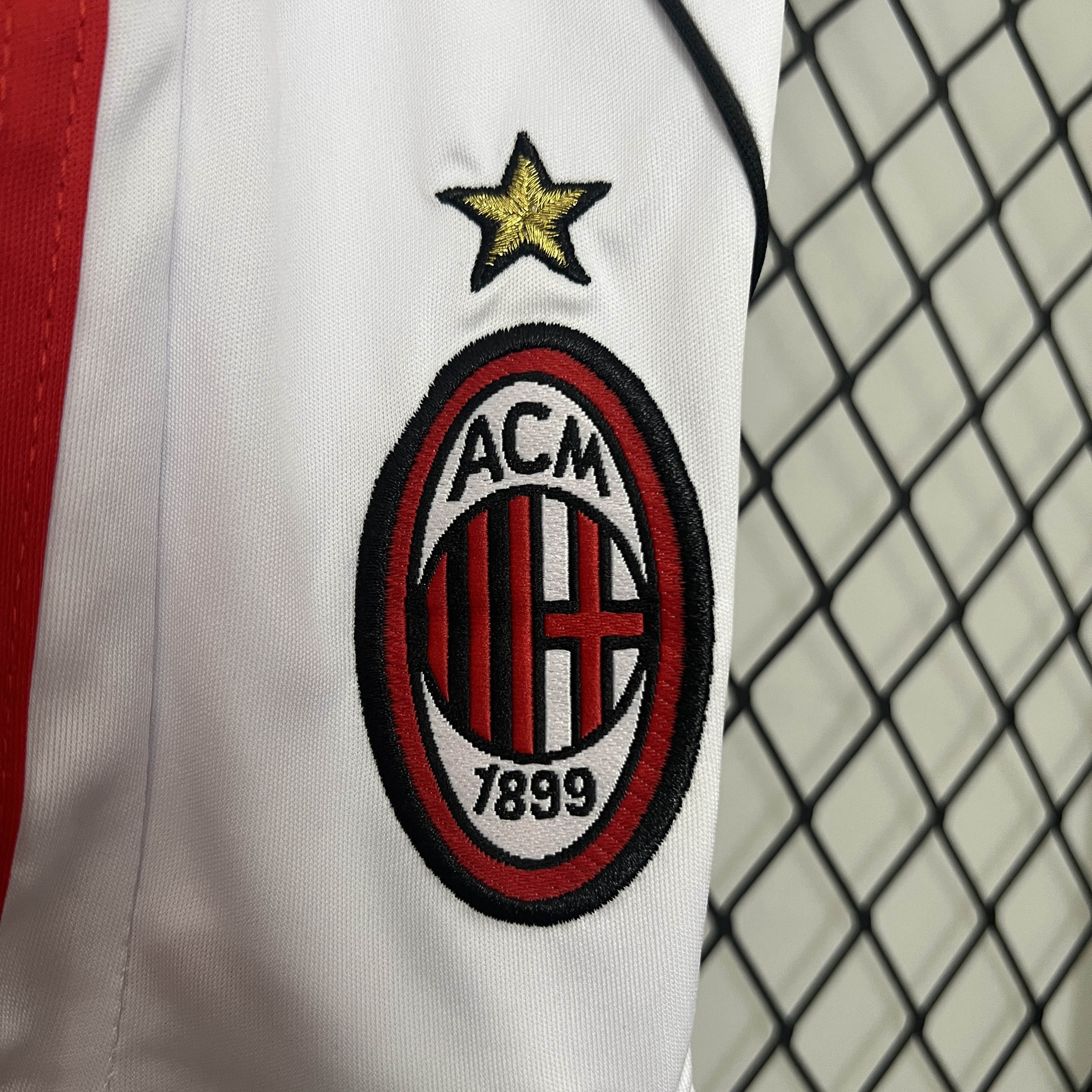 2006/2007 Retro AC Milan Away Champions League Football Shirt Kids Size