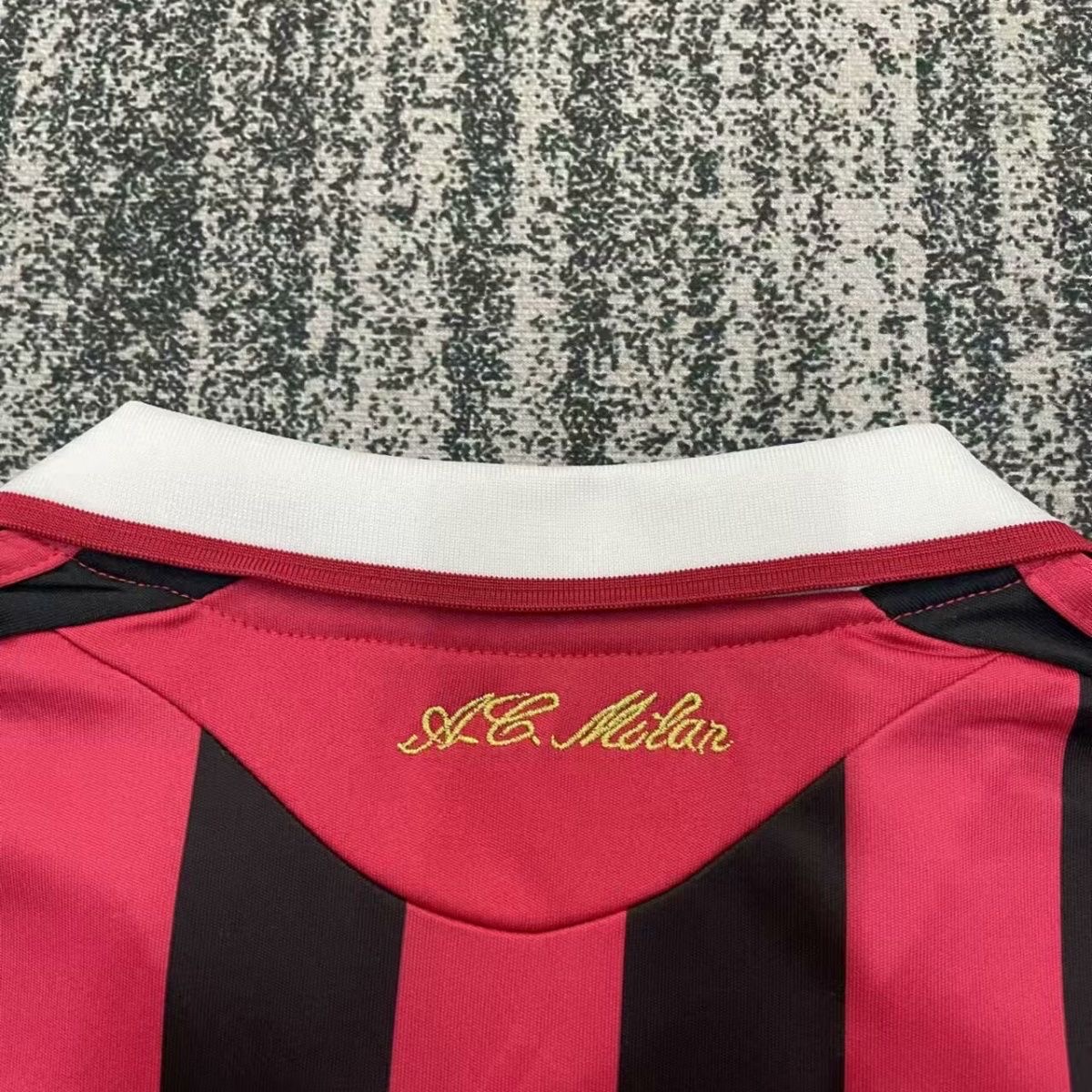 2009/2010 Retro Ac Milan HomeFootball shirt Kids Size 1:1 Thai Quality