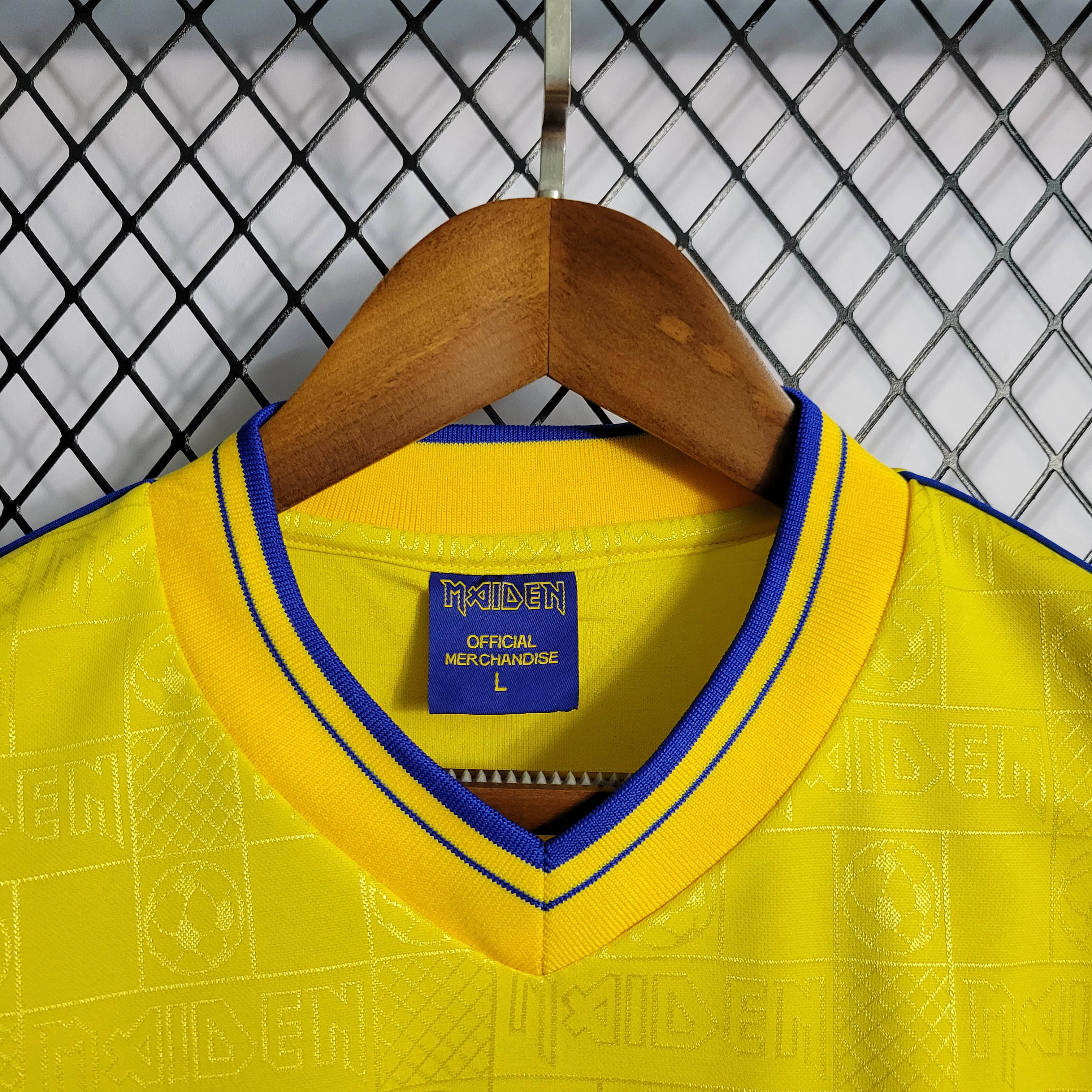 2008 Retro West Ham United Yellow Football Shirt