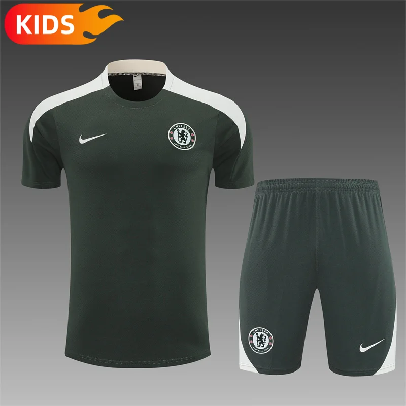 2025/2026 Chelsea Training Wear Set Shirt Kids Size 1:1 Thai Quality
