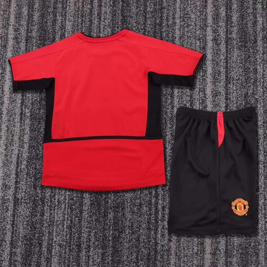 2002/2004 Retro Manchester United Football Shirt Kids Size 1:1 Thai...