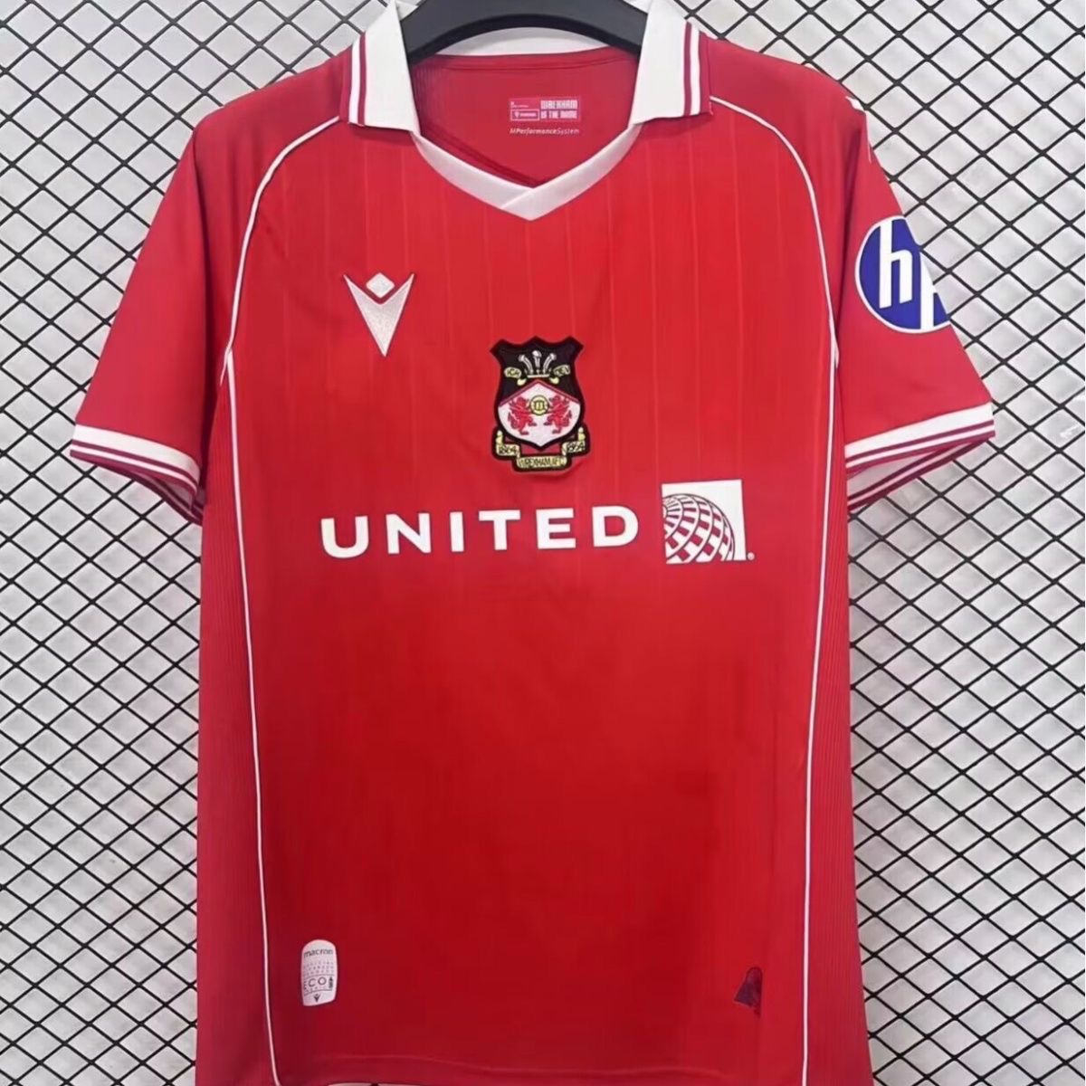 2025/2026 Wrexham Home FootballShirt 1:1 Thai Quality