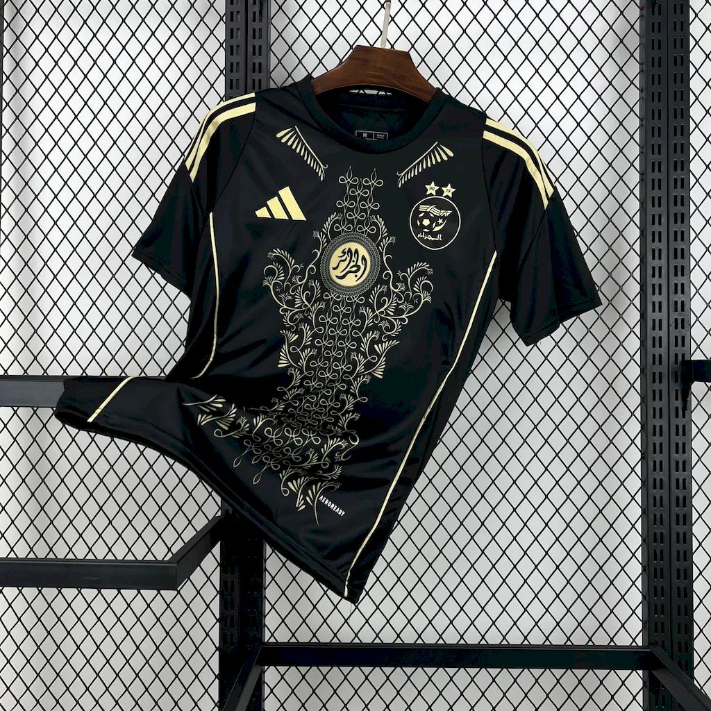 2024/2025 AlgeriaKarakou Black gold Jersey