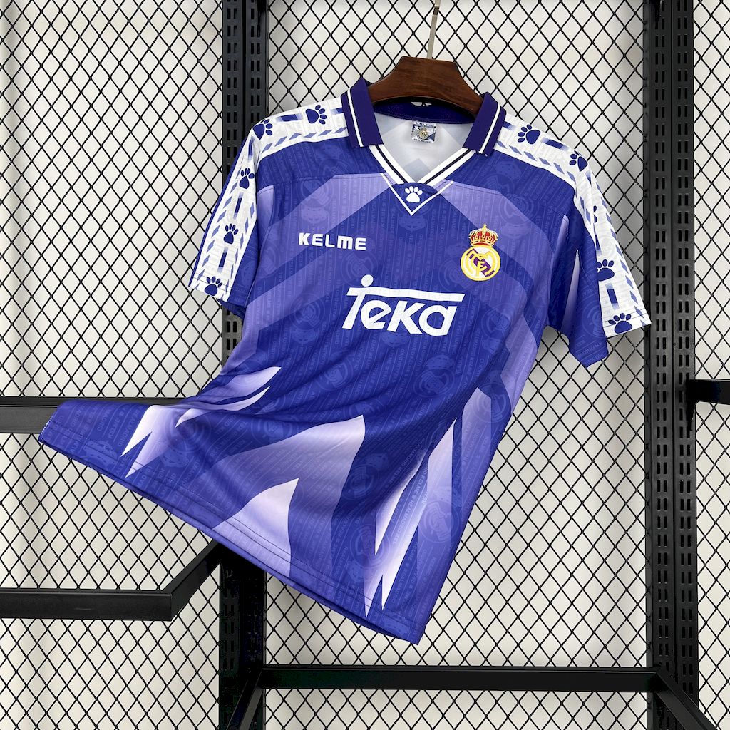 1996/1997 Retro Real Madrid Away Football Shirt 1:1 Thai Quality