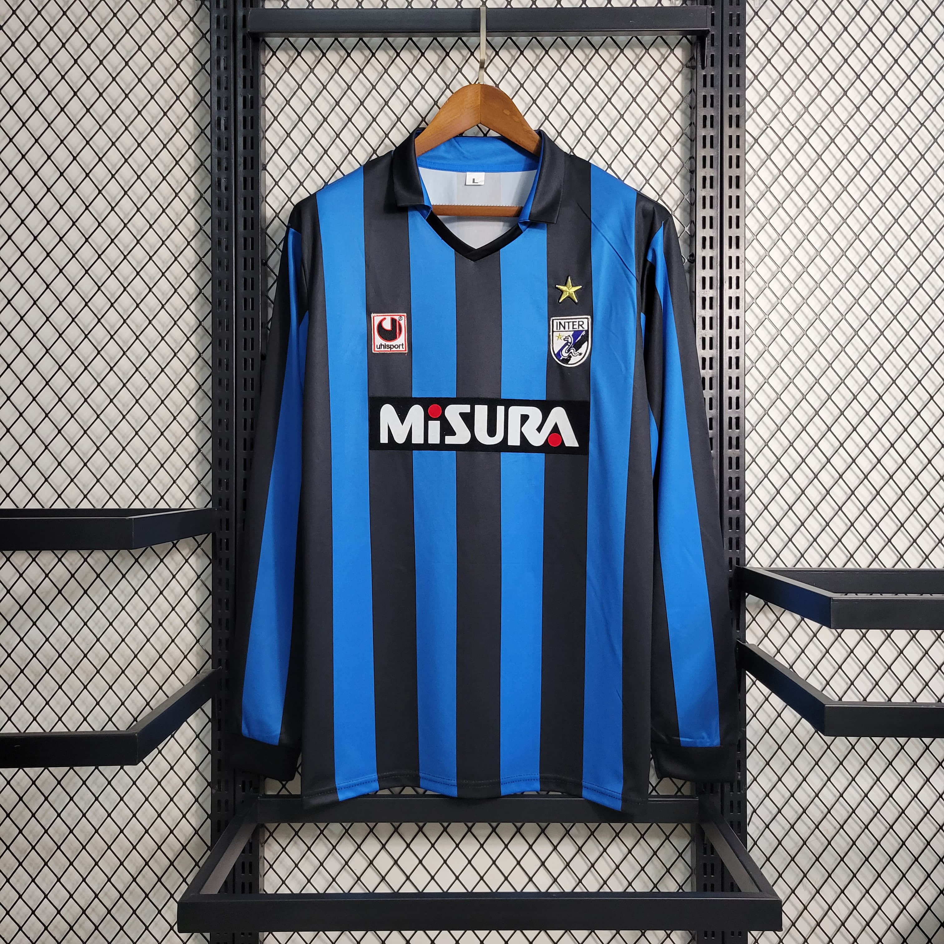1988/1989 Retro Long Sleeve Inter Milan Home Football Shirt 1:1 Thai Qualit