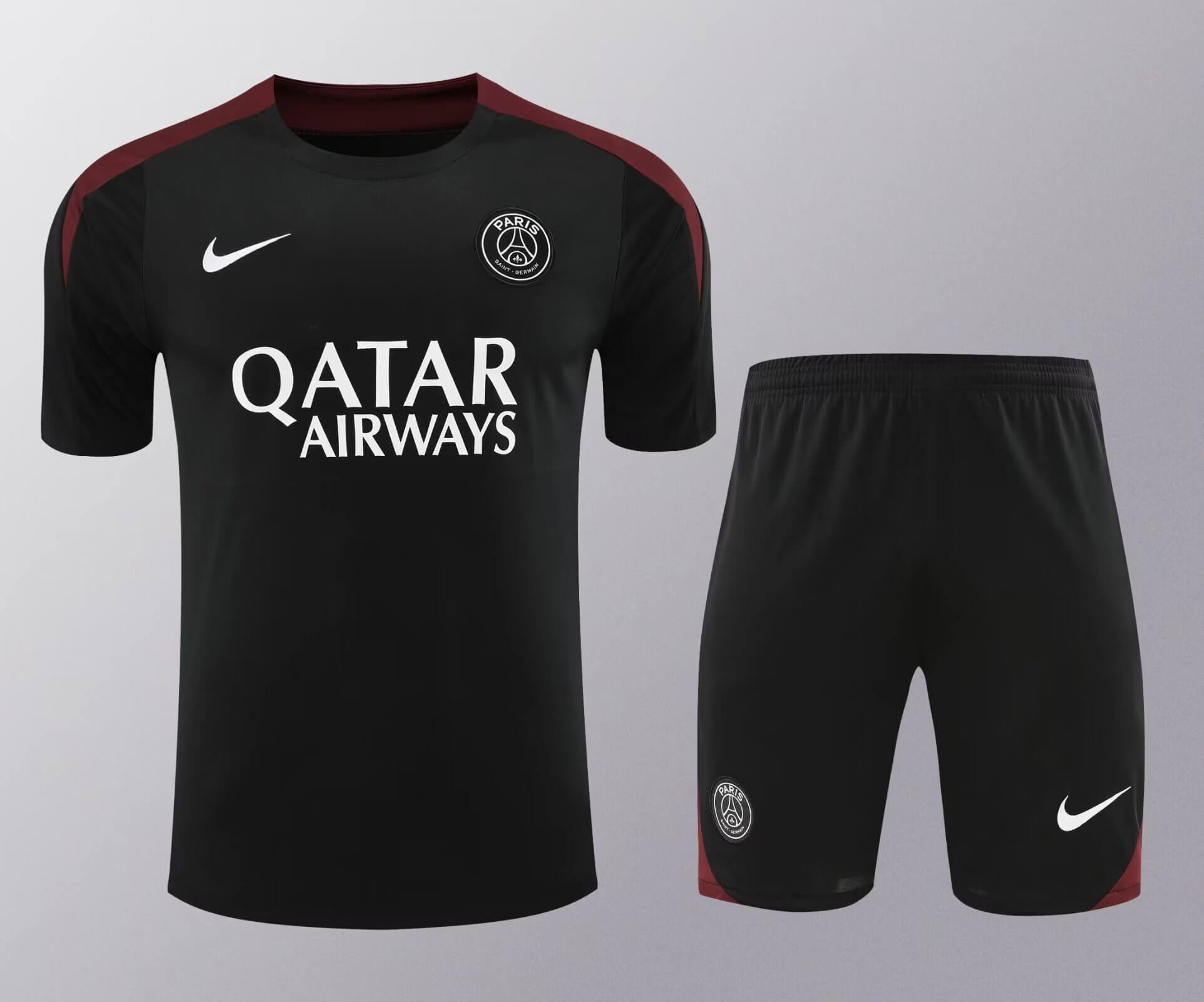 2024/2025 Paris Saint-Germain Training Wear Black Suit Shirt