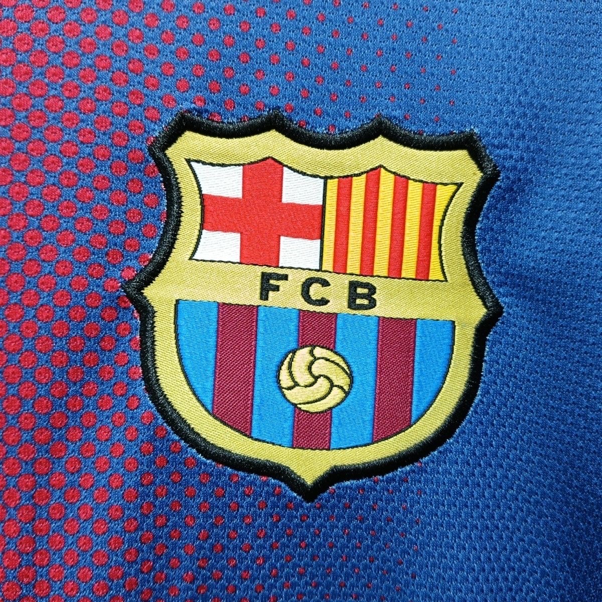 2012/2013 Retro Long Sleeve BarcelonaHome Football Shirt 1:1 Thai Quality