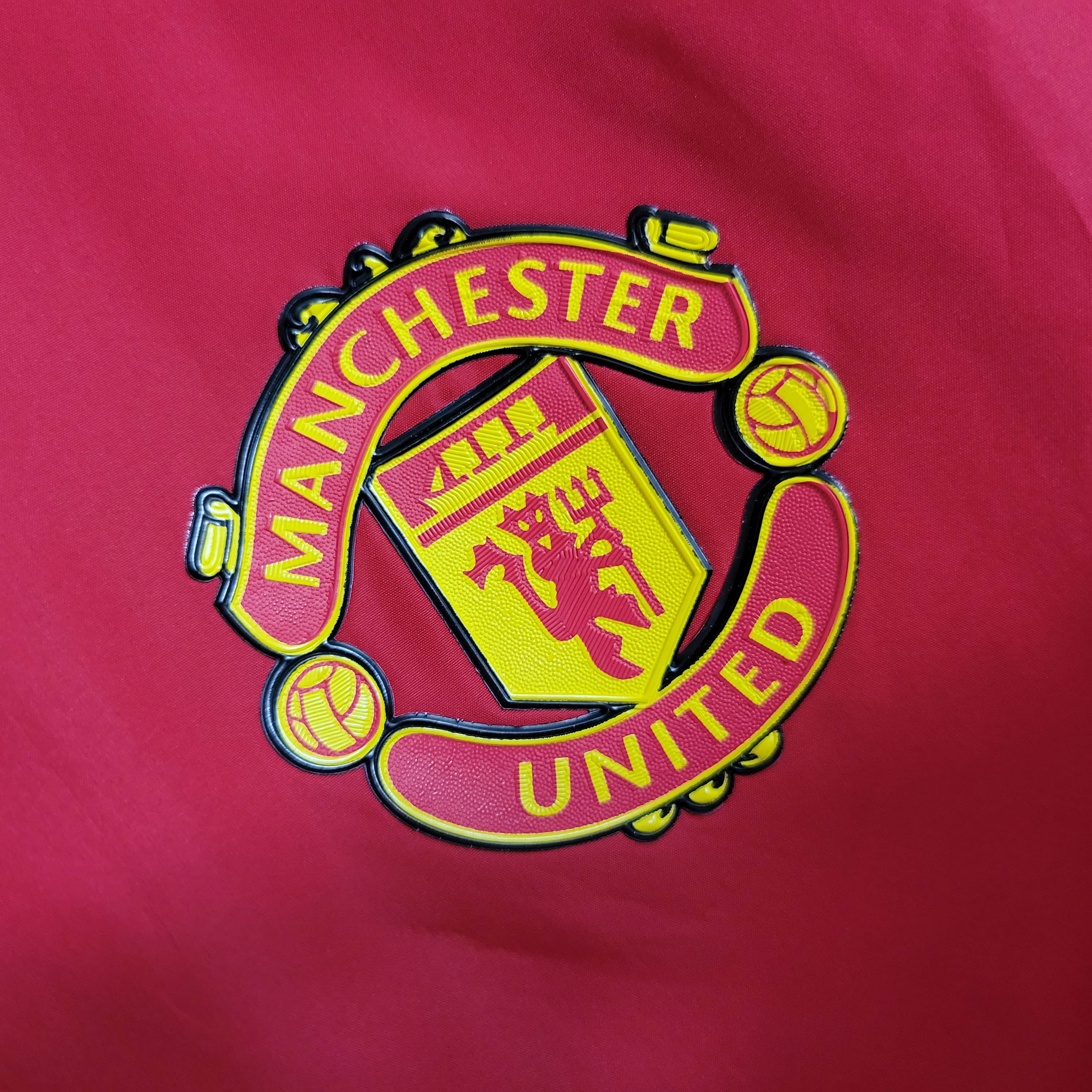 2023/2024 Manchester United Windbreaker(Black-Red)Football Shirt