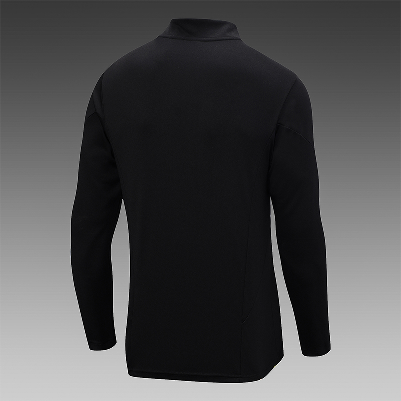 2022 Algeria Half-Pull Training Suit Black Football Shirt Set