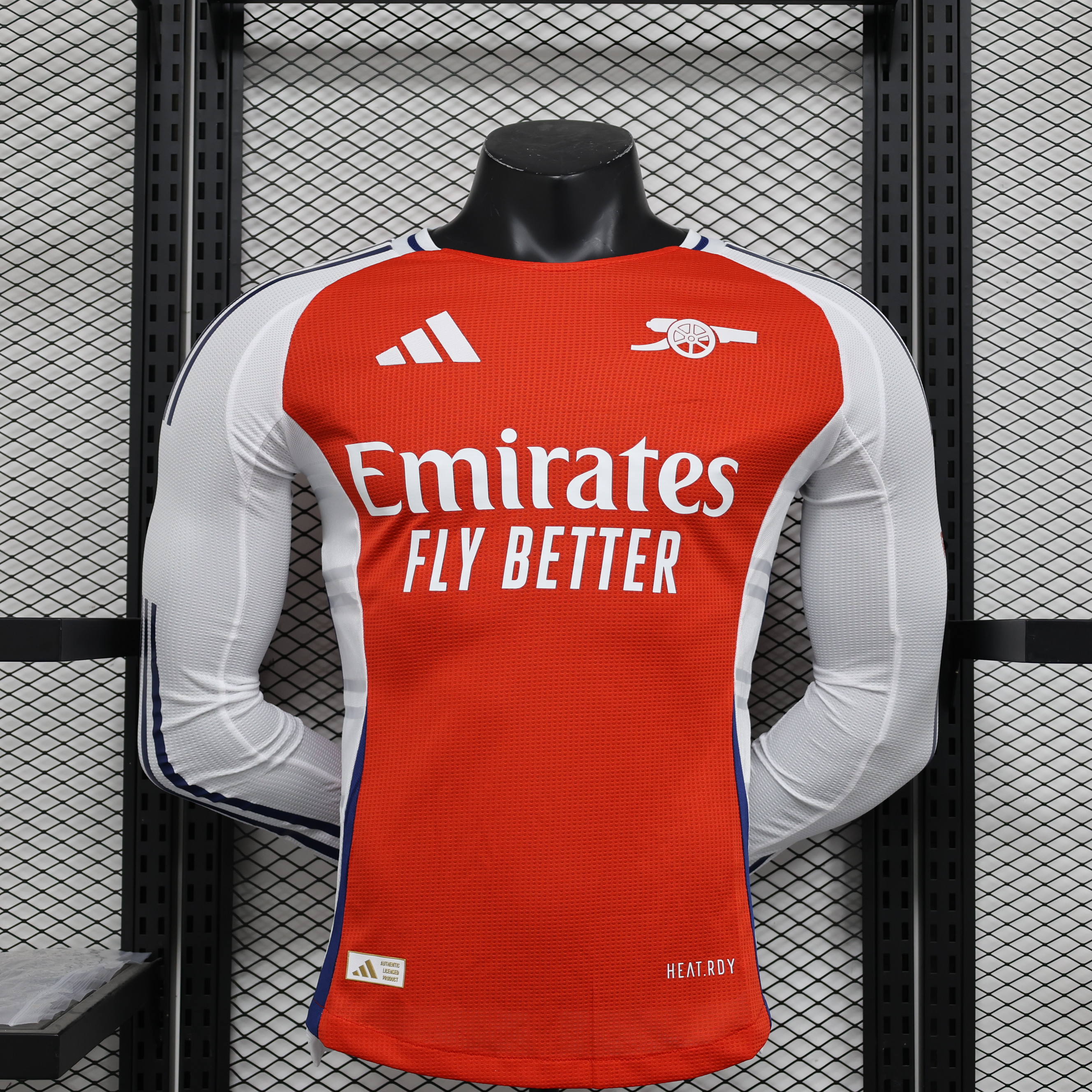 2024/2025 Long Sleeve Player Version Arsenal Home Football Shirt