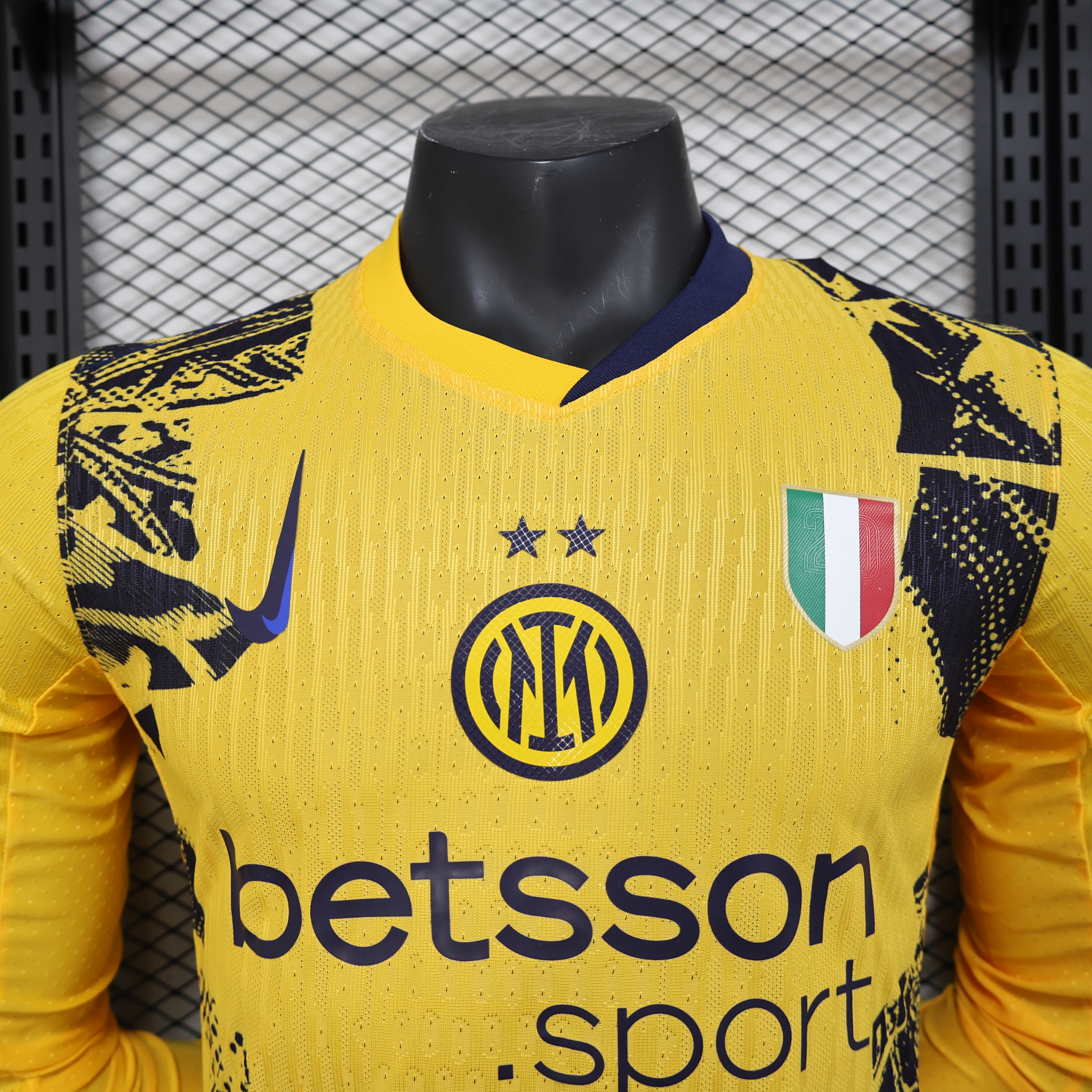 2024/2025 Long Sleeve Authentic Inter Milan Second Away Football Shirt