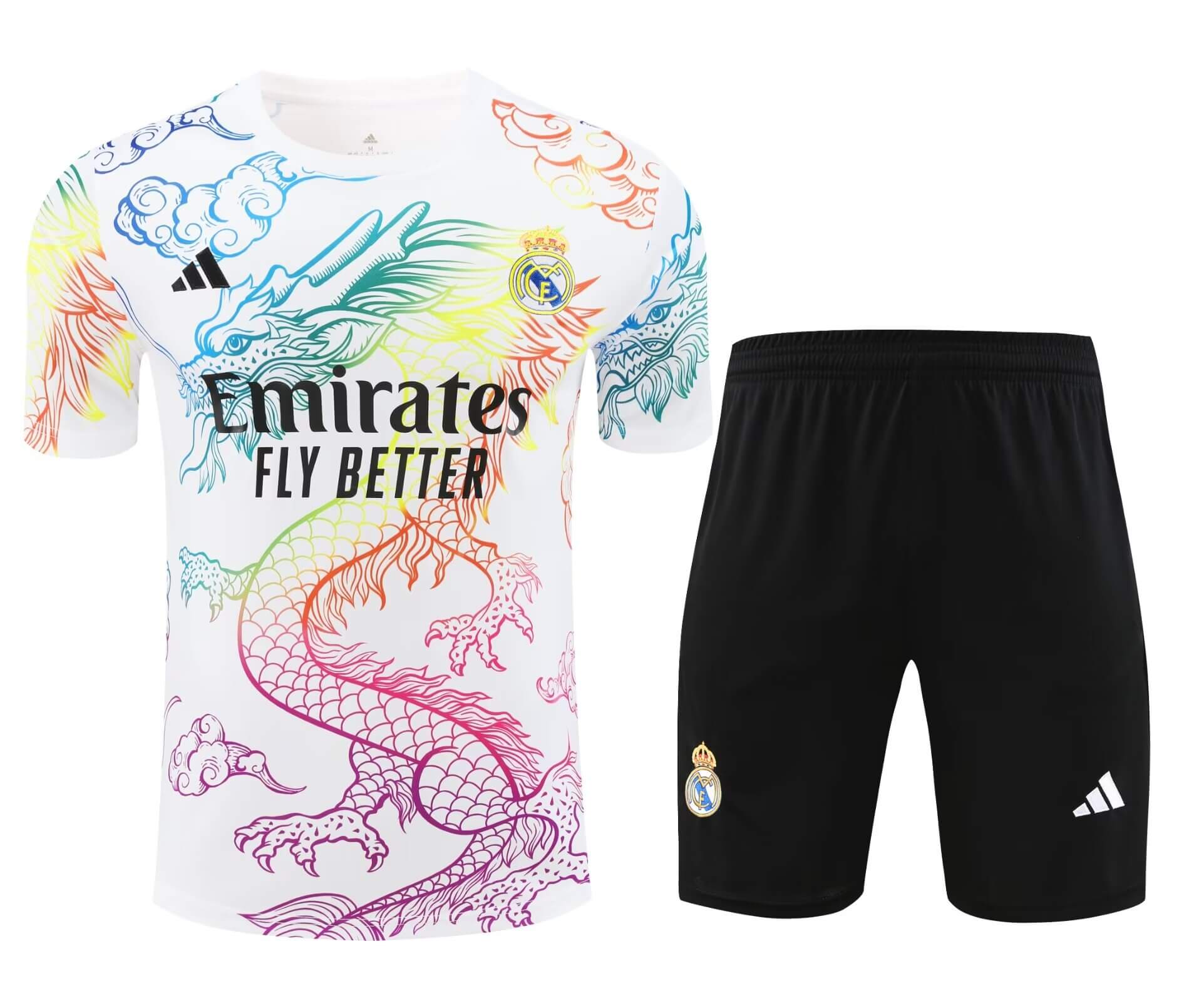 2024/2025 Real Madrid Training Wear White Suit Shirt