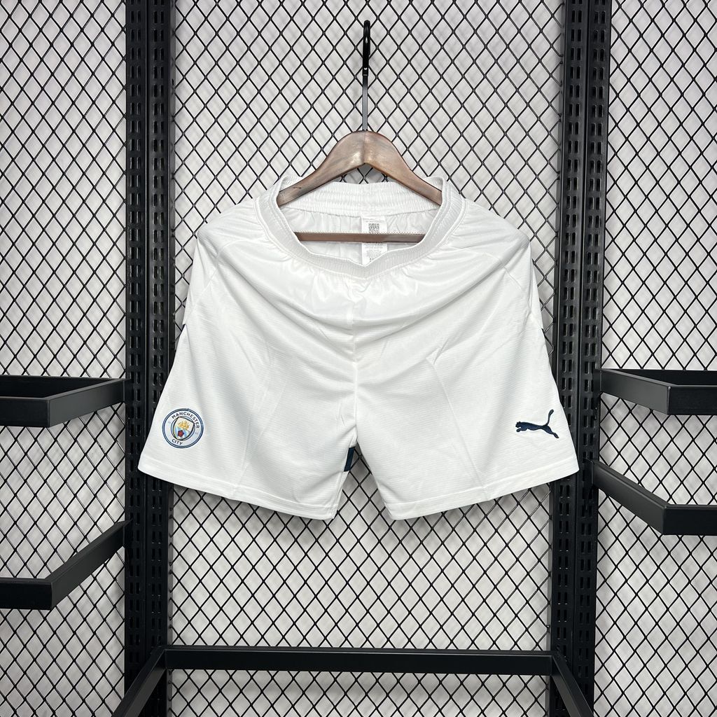 2024/2025 Manchester City Home White Shorts
