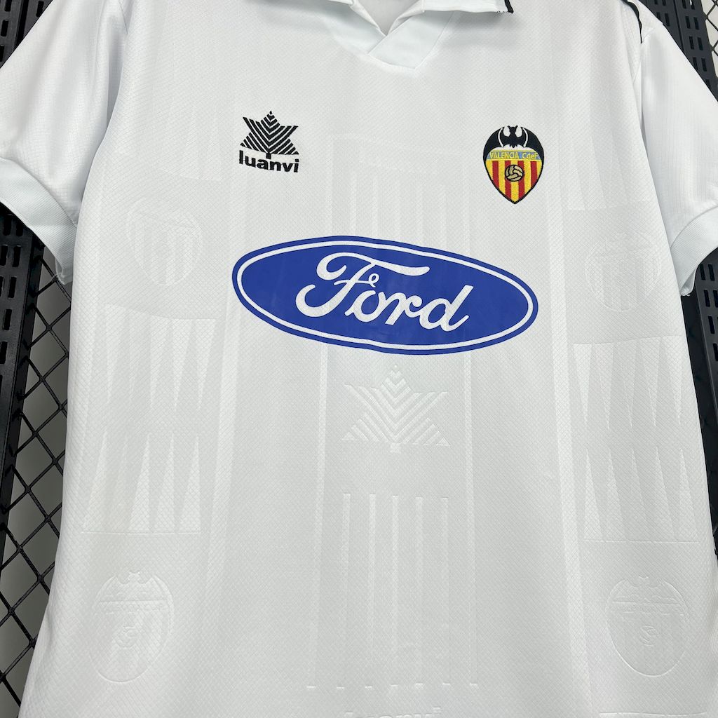 1996/1997 Retro Valencia Home FootballShirt 1:1 Thai Quality