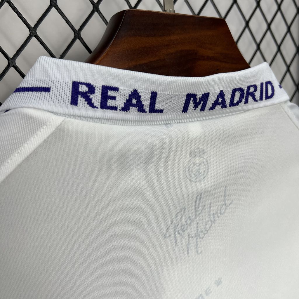 1994/1996 Retro Long Sleeve Real Madrid Home Football Shirt