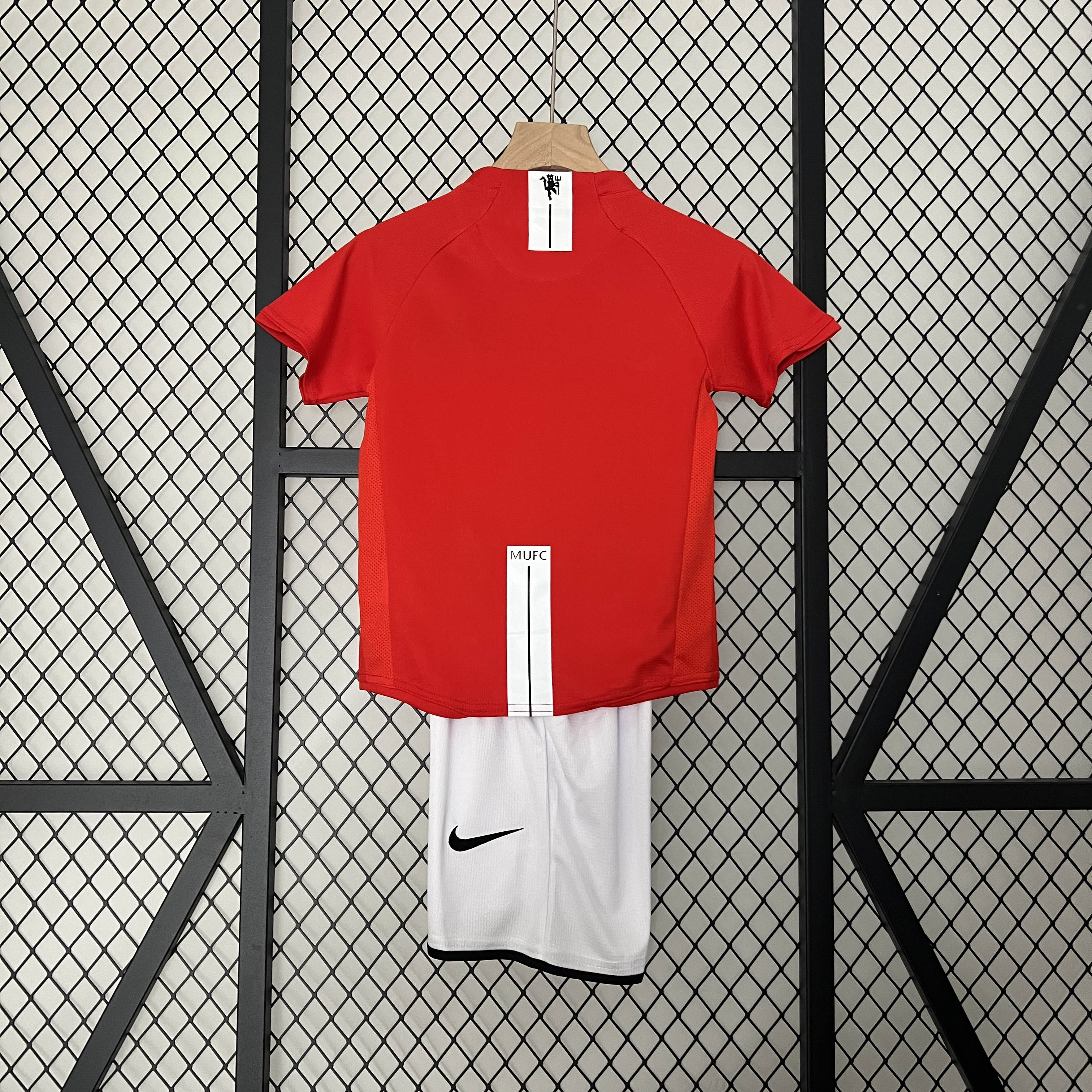 2007/2008 Retro Manchester United Home Champions League Final Football Shirt Kids Size