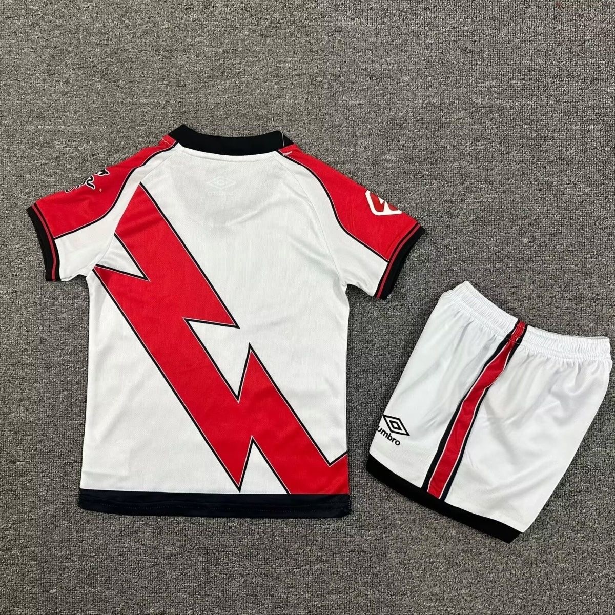 2025/2026 Rayo Vallecano HomeFootball Shirt Kids Size 1:1 Thai Quality