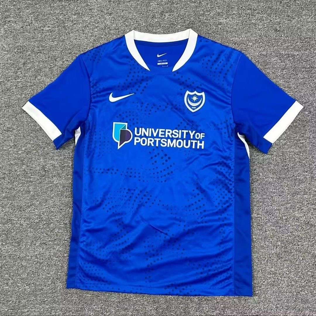 2025/2026 Portsmouth Home Football Shirt 1:1 Thai Quality