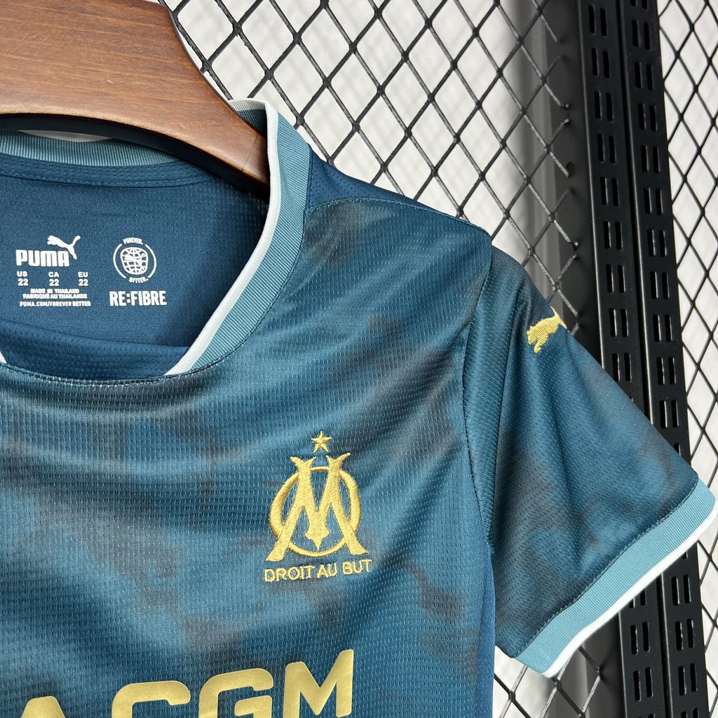 2024/2025 Olympique Marseille Away Football Shirt Kids Size