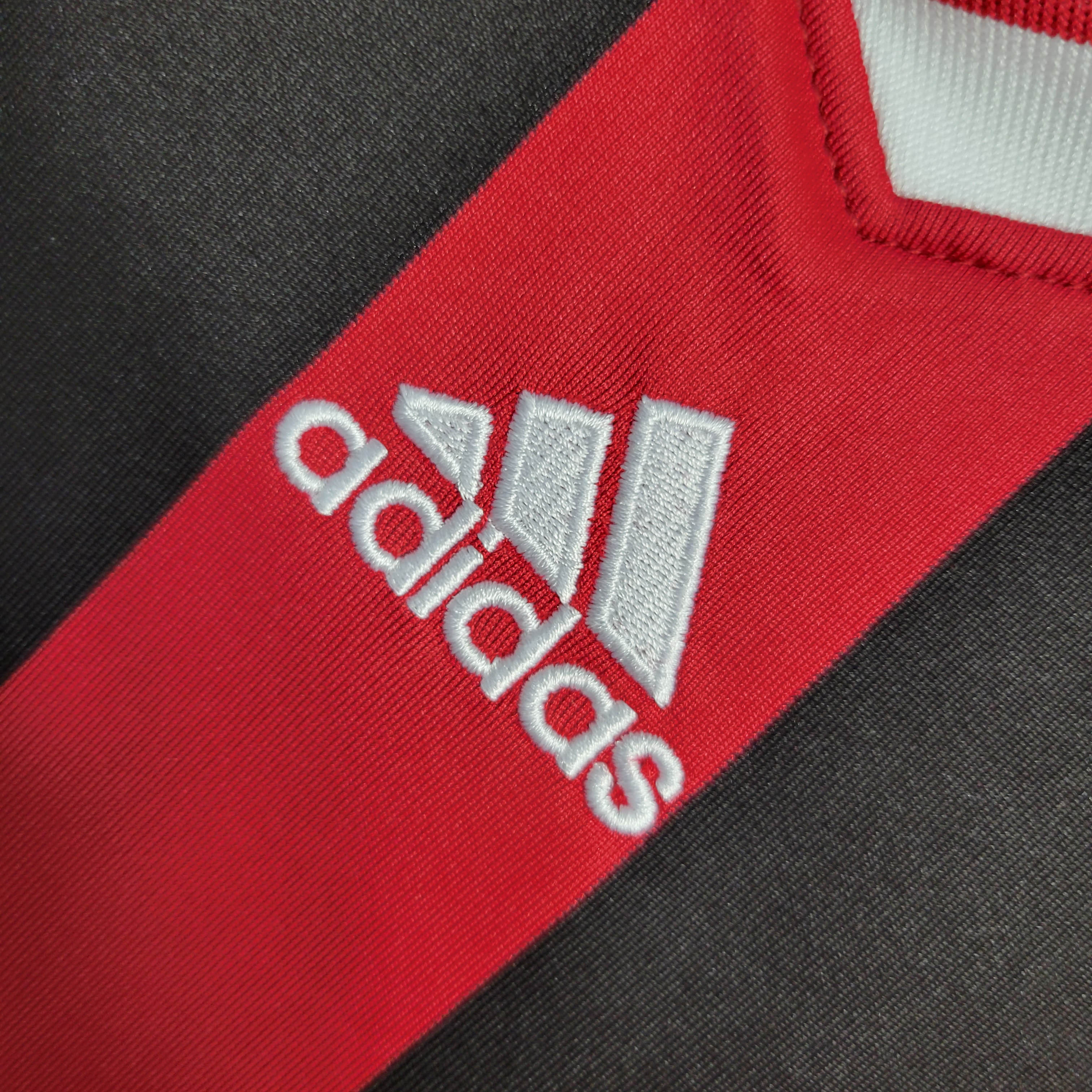 2009/2010 Retro Long Sleeve AC Milan Home Football Shirt