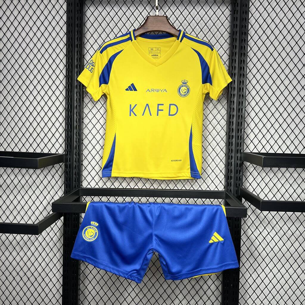 2024/2025 Al-Nassr Home Football Shirt Kids Size