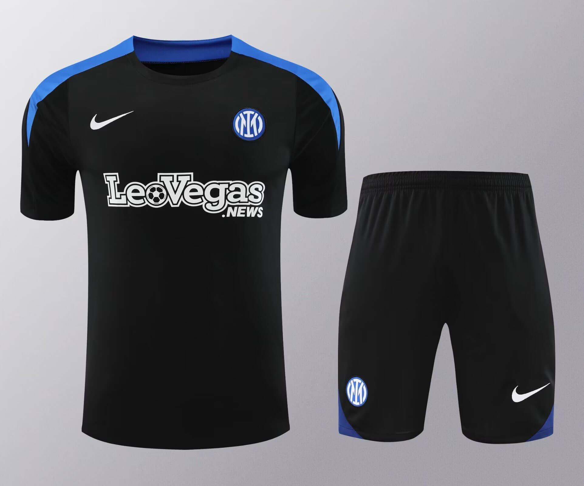 2024/2025 Inter Milan Training Wear Black Suit Shirt