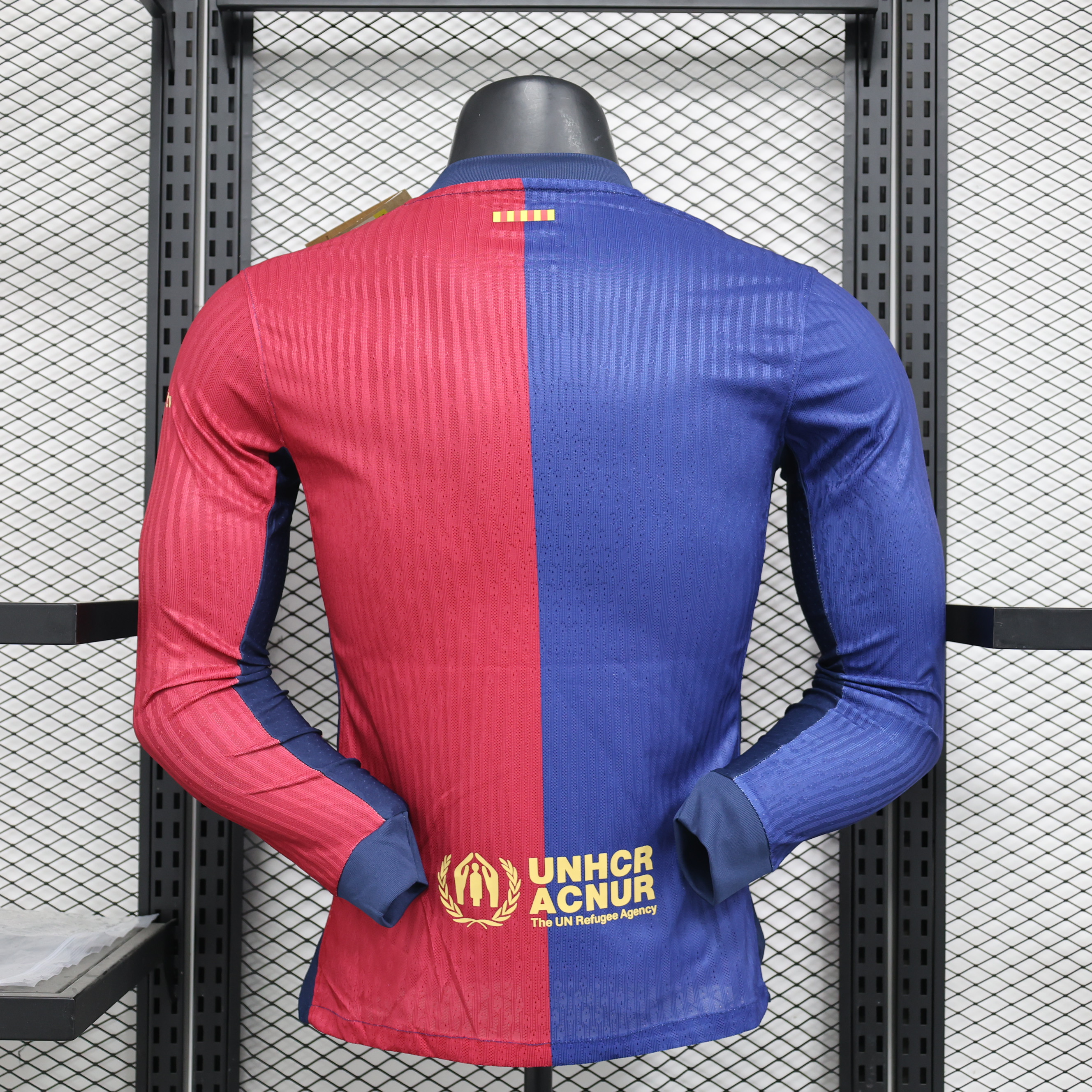 2024/2025 Long Sleeve Player Version Barcelona Home Football Shirt