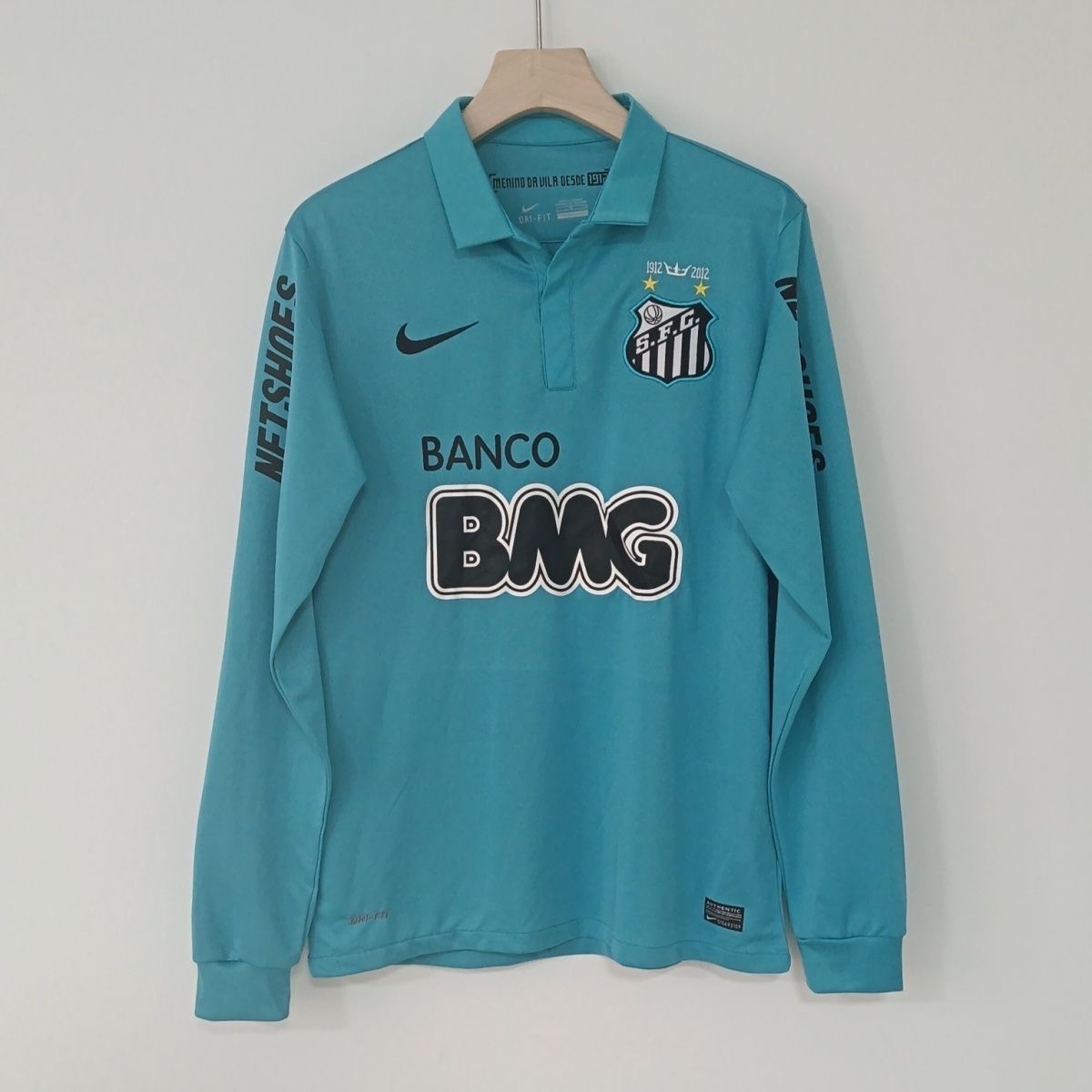 2012/2013 Retro Long Sleeve Santos Third Away Football shirt 1:1 Thai Quality