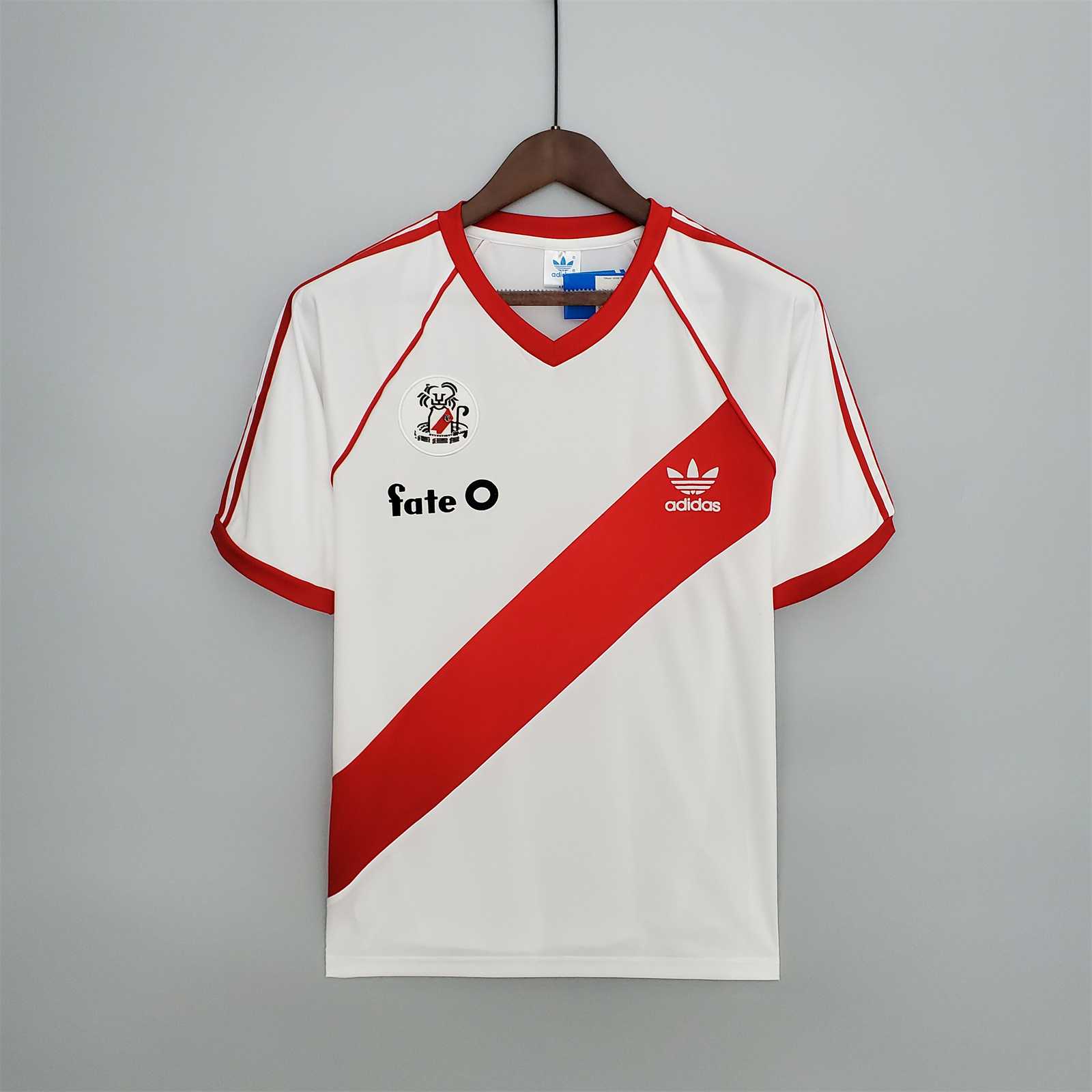 1986 Retro River Plate Home FootballShirt 1:1 Thai Quality