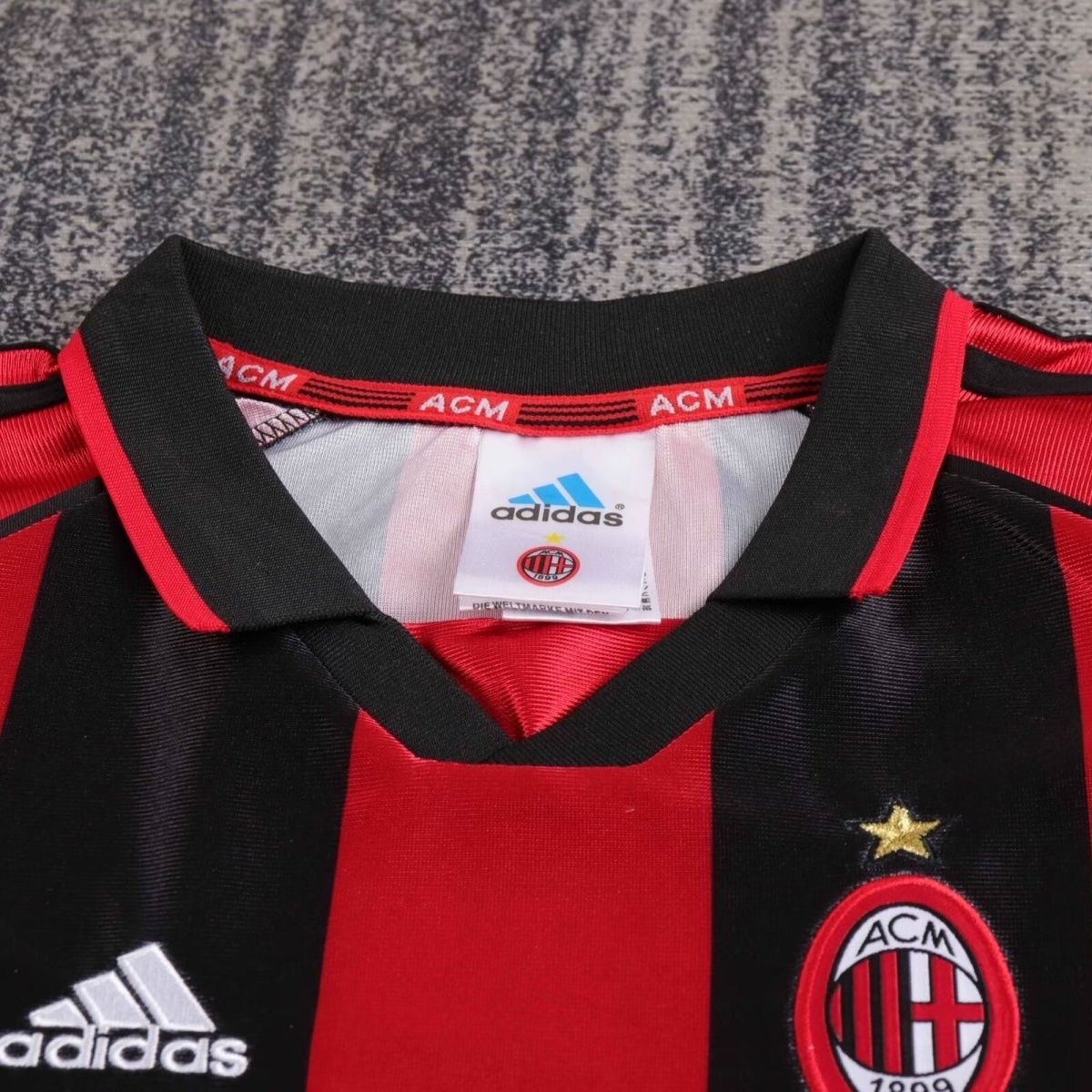 1998/1999 Retro Ac Milan Home Football Shirt Kids Size 1:1 Thai Quality