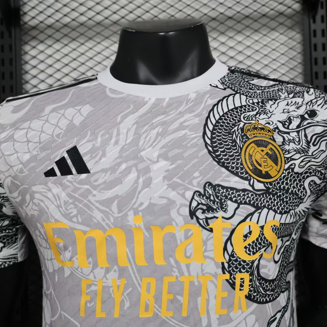 2024/2025 Player Version Real Madrid Special Edition Dragon Football Shirt