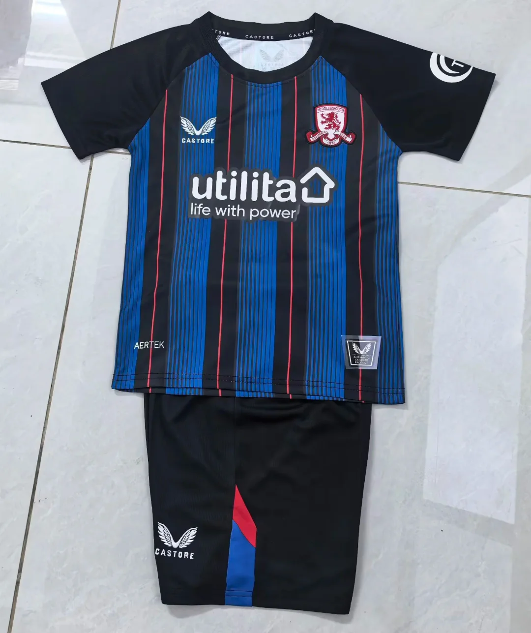 2025/2026 Middlesbrough Away FootballShirt kids Size 1:1 Thai Quality