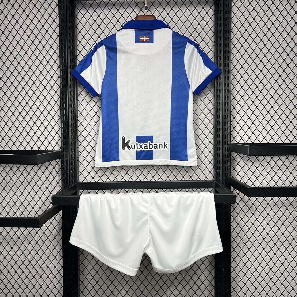 2024/2025 Real Sociedad Home Football Shirt Kids Size