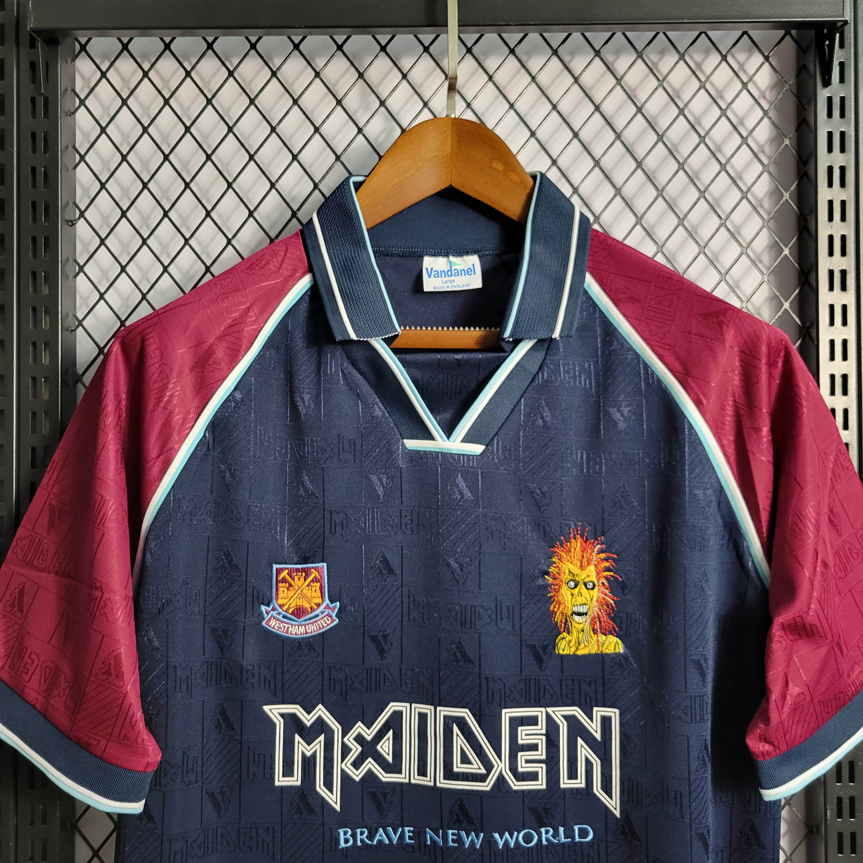 1999 Retro West Ham United Iron Lady Home Football Shirt