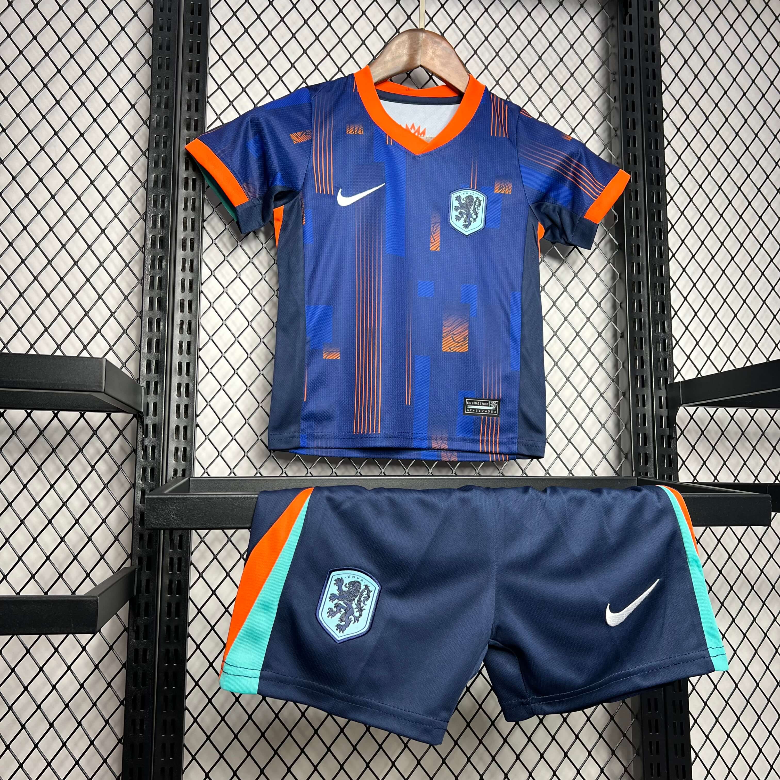 2024 Netherlands Away Football Shirt Kids Size