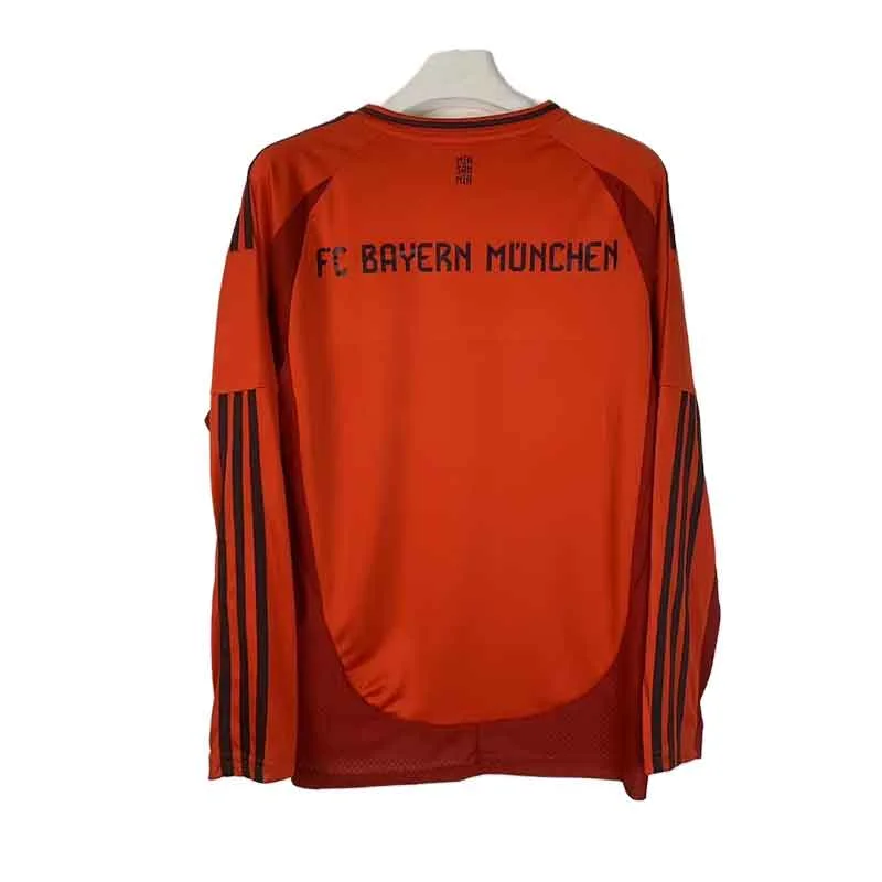 2024/2025 Long Sleeve Bayern Munchen Home Football Shirt