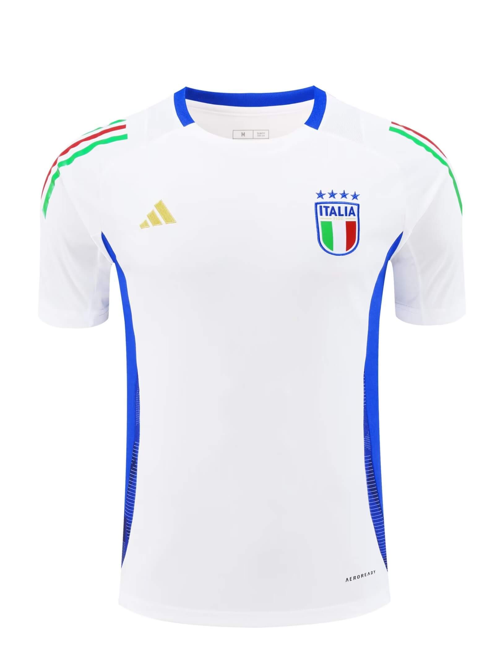 2024/2025 Italy Training Wear White Suit Shirt