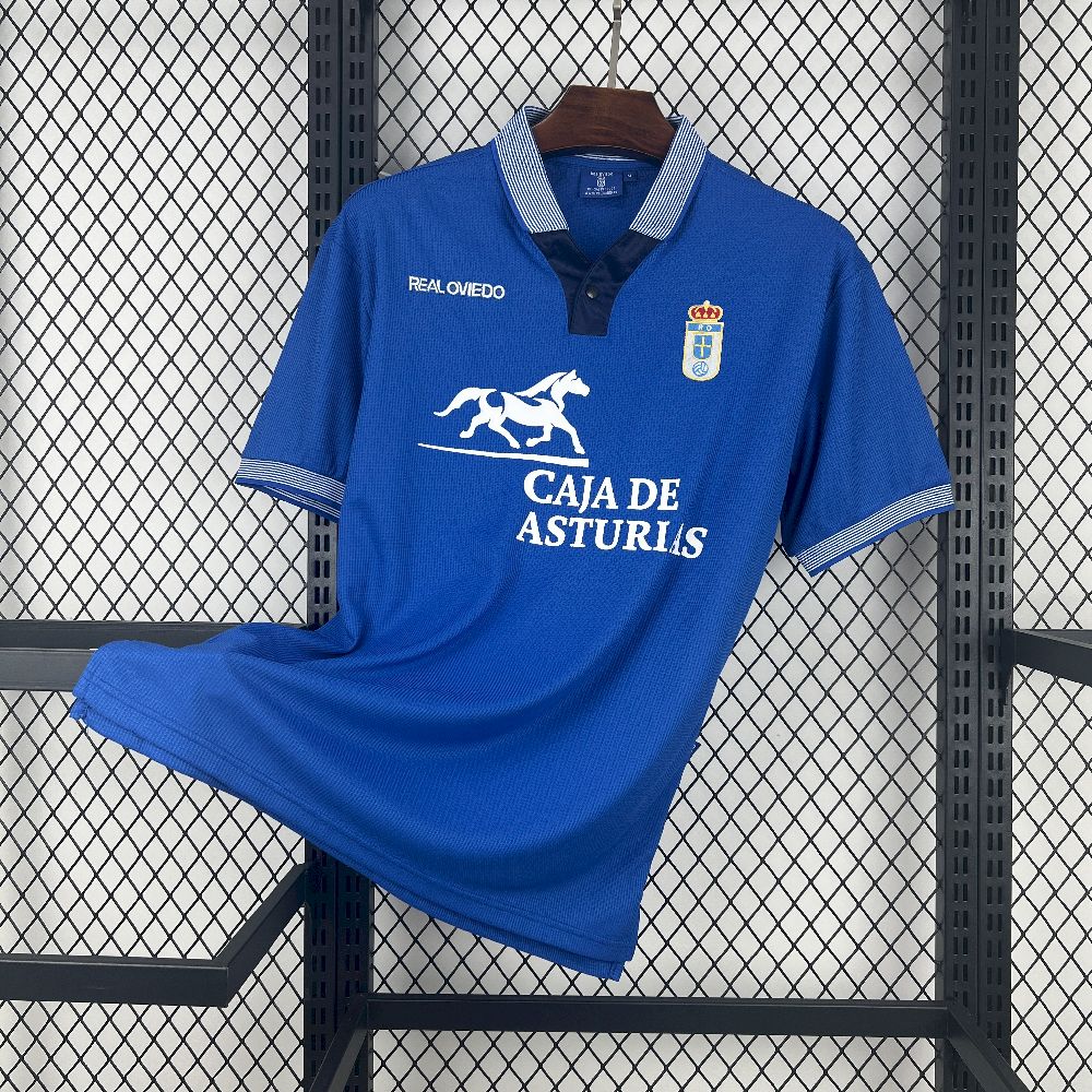 1996/1997 Retro Real Oviedo VetustaHome Football Shirt 1:1 Thai Quality