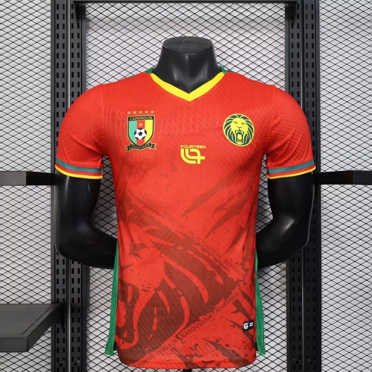 2025 Player Version Cameroon RedFootball shirt 1:1 Thai Quality