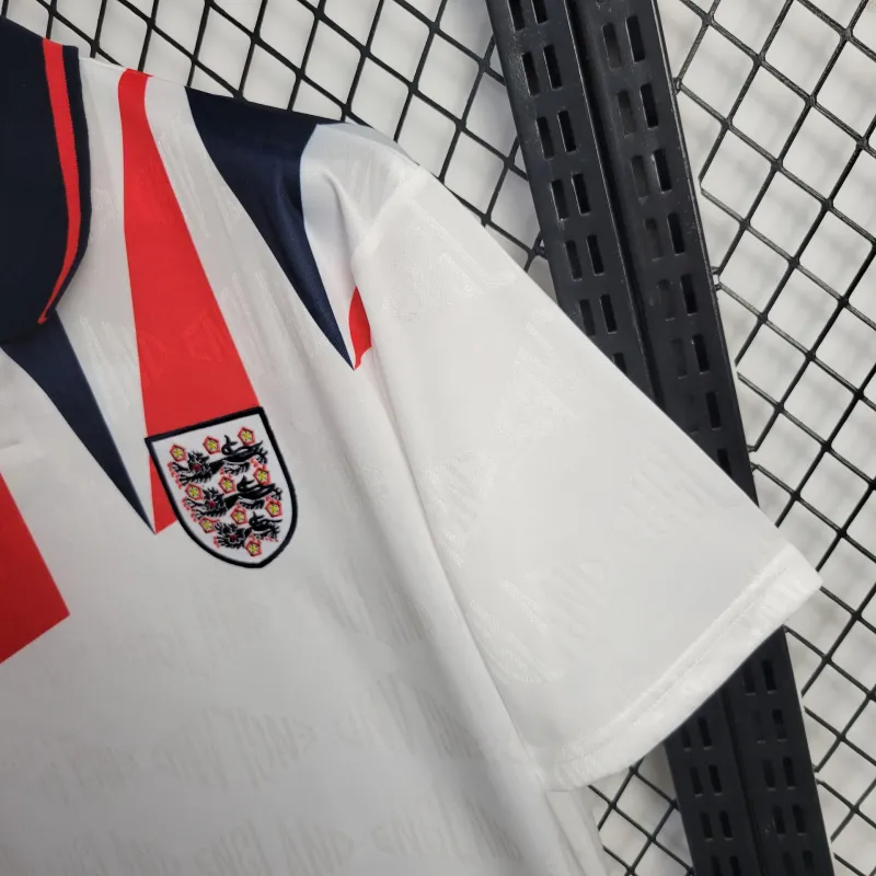 1992 Retro England Home Football Shirt