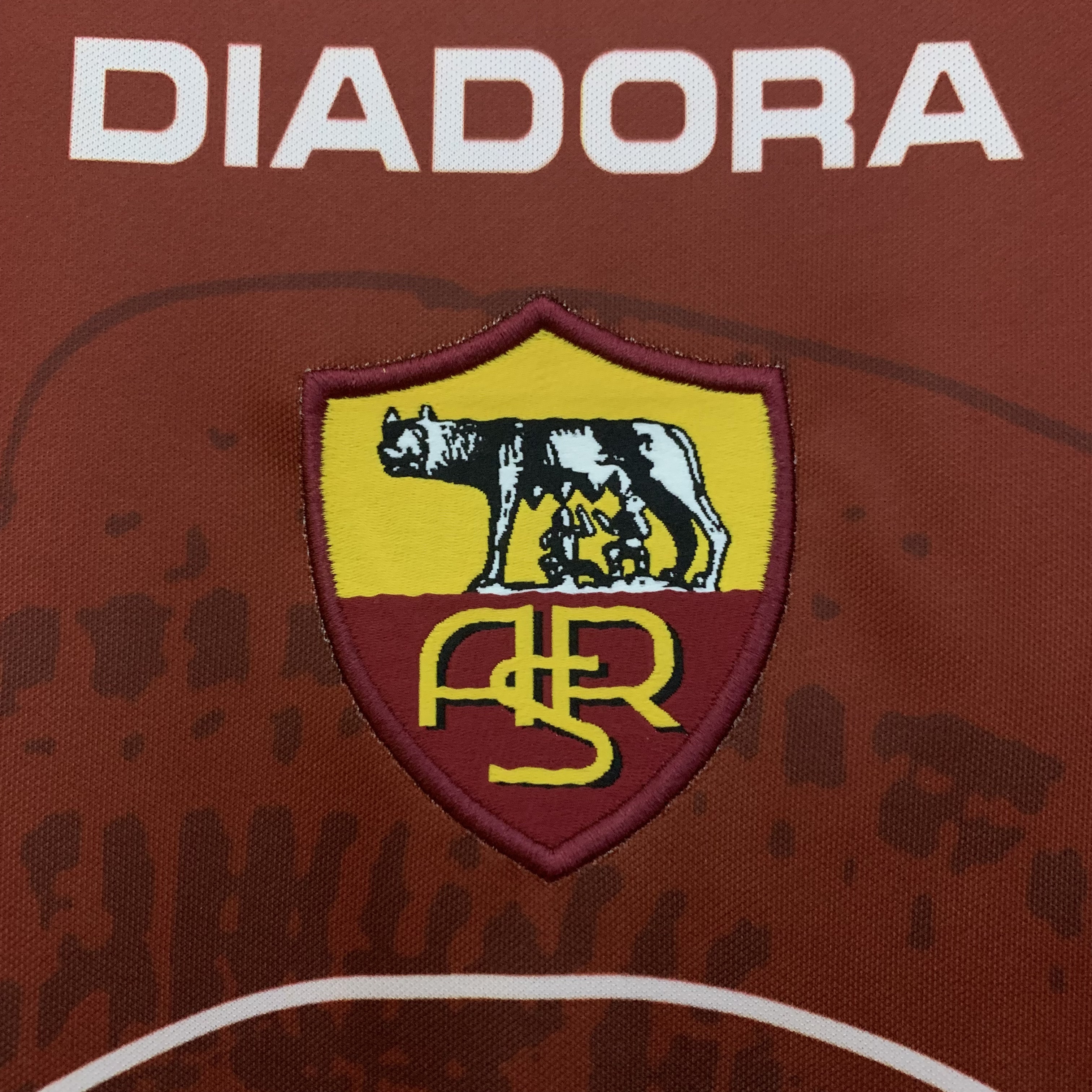 2000/2001 Retro As Roma Home Football Shirt