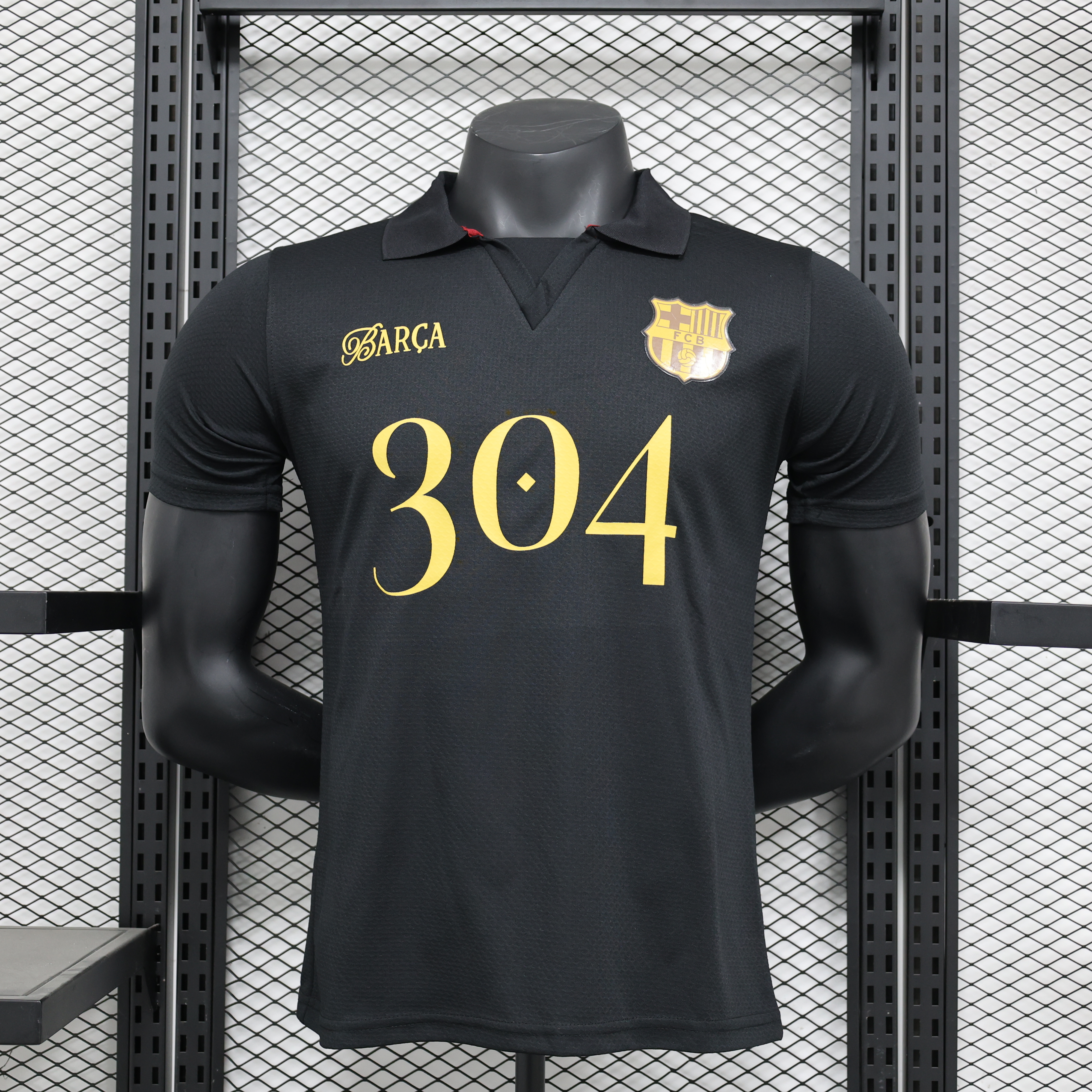 2024/2025 Barcelona Anniversary Edition Black Football Shirt