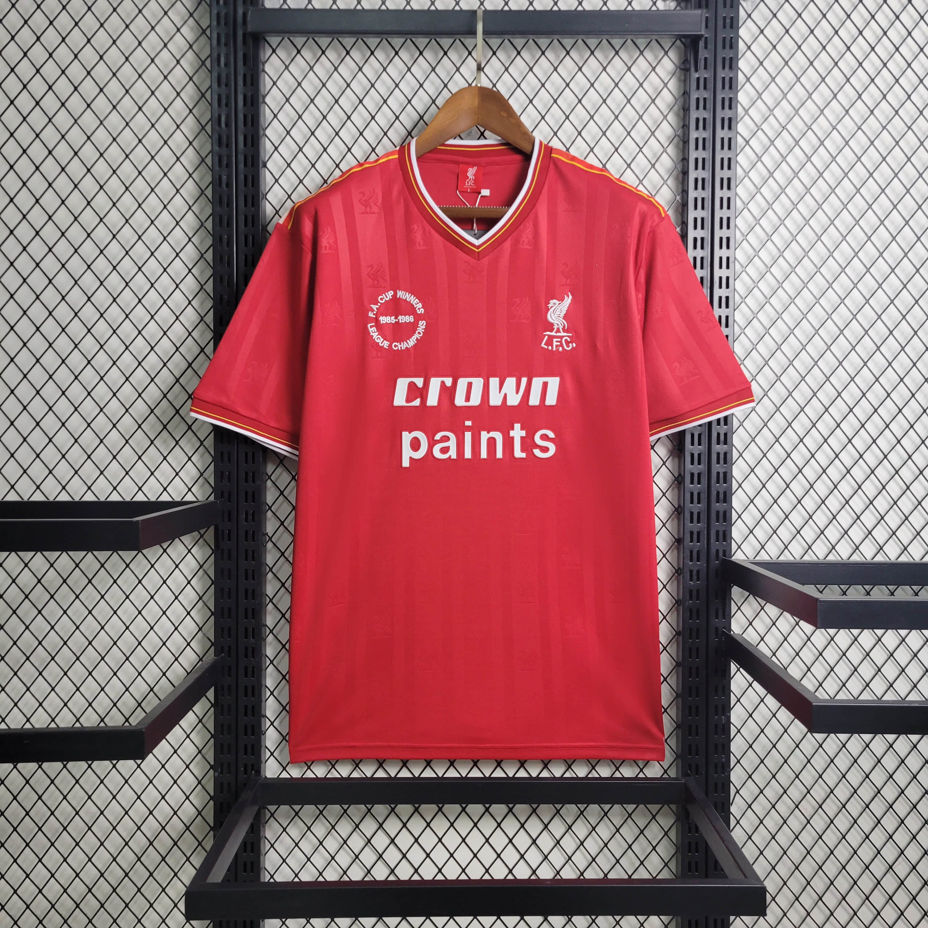 1985/1986 Retro Liverpool Home Football Shirt