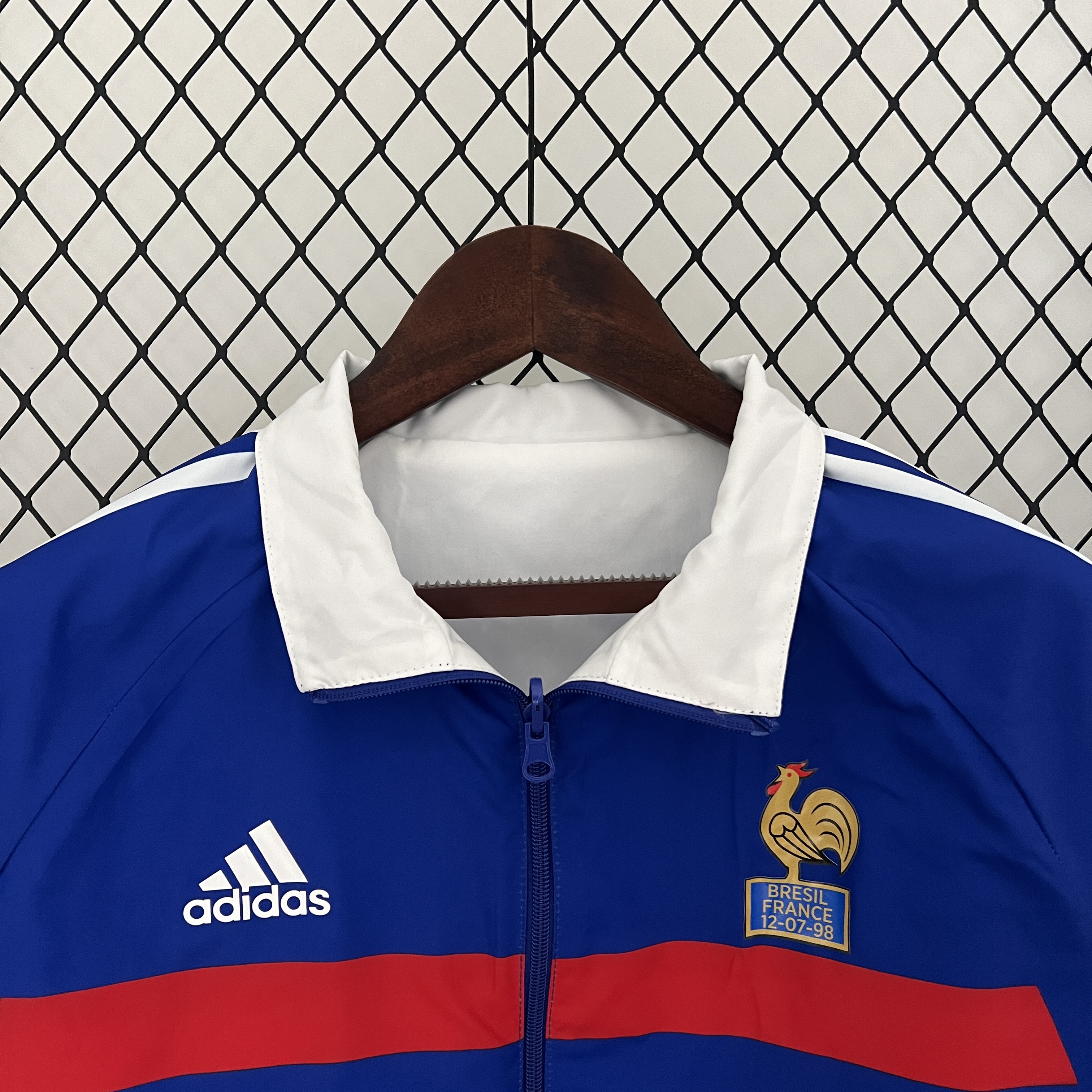2024 France Reversible Windbreaker Football Shirt